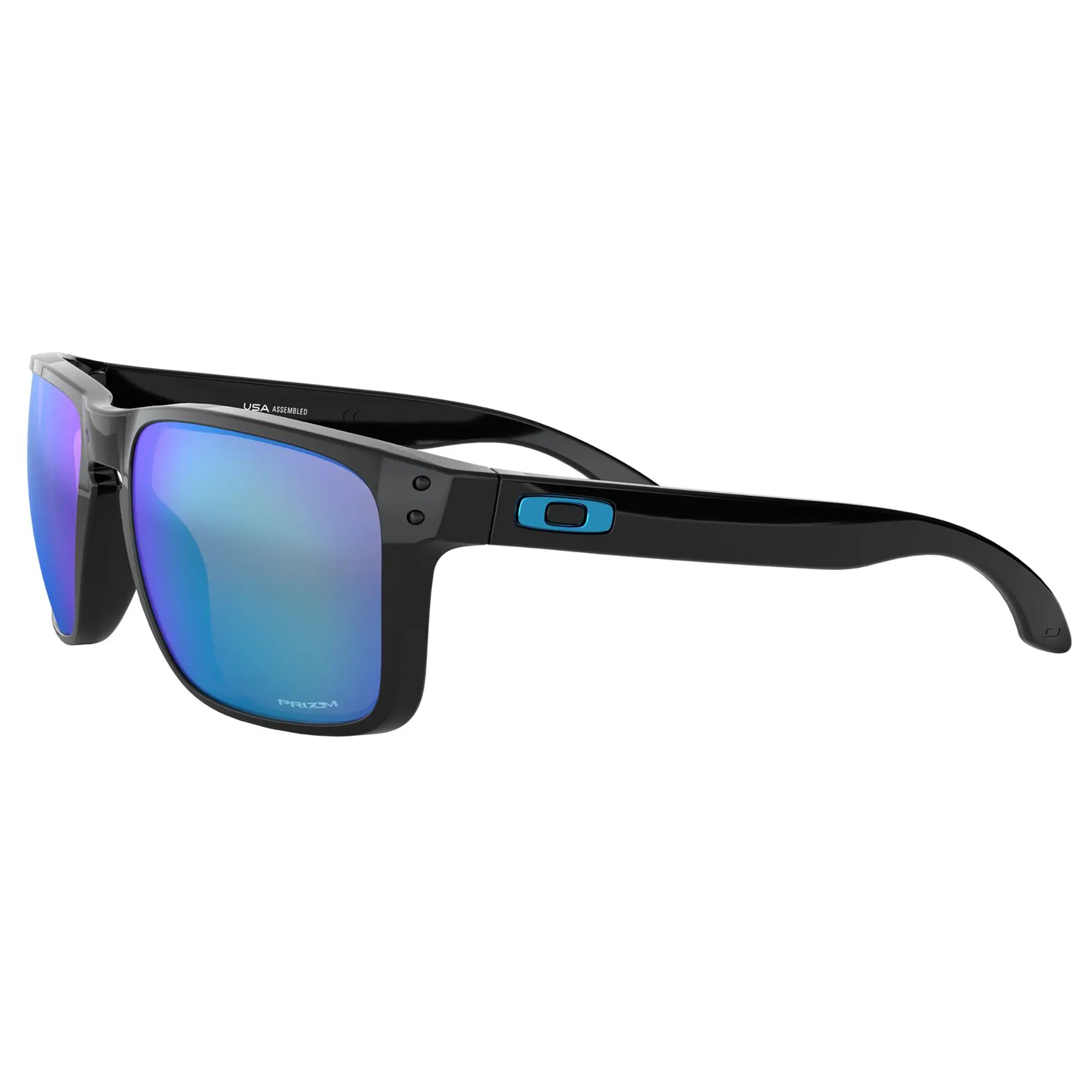 Oakley Holbrook XL Sunglasses Polished Black / Prizm Sapphire Lens - FREE UK Shipping, FREE 365 Day Returns | Moto Central