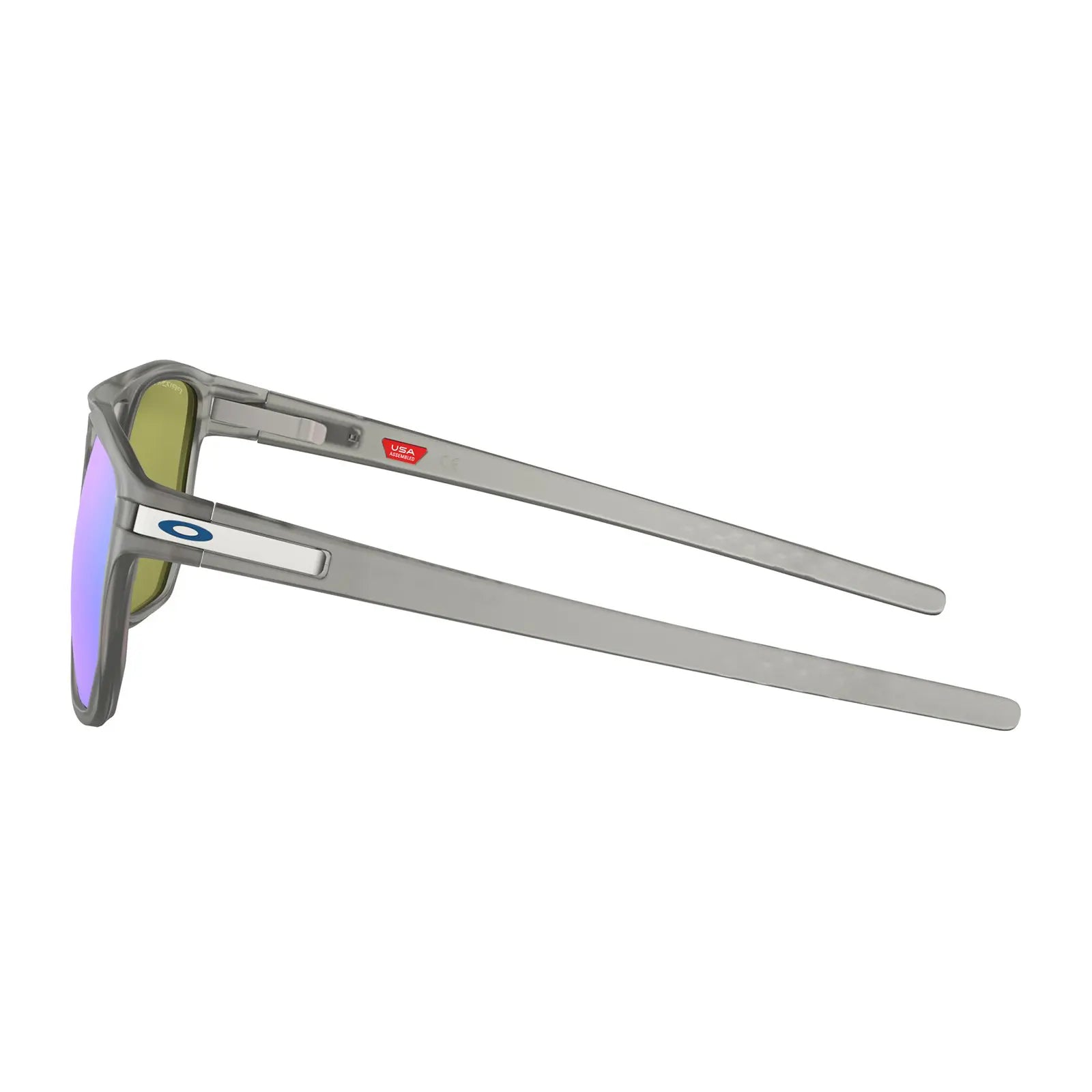 Oakley Latch Beta Sunglasses Matt Grey Ink / Prizm Sapphire Irdium Polarized - FREE UK Shipping, FREE 365 Day Returns | Moto Central