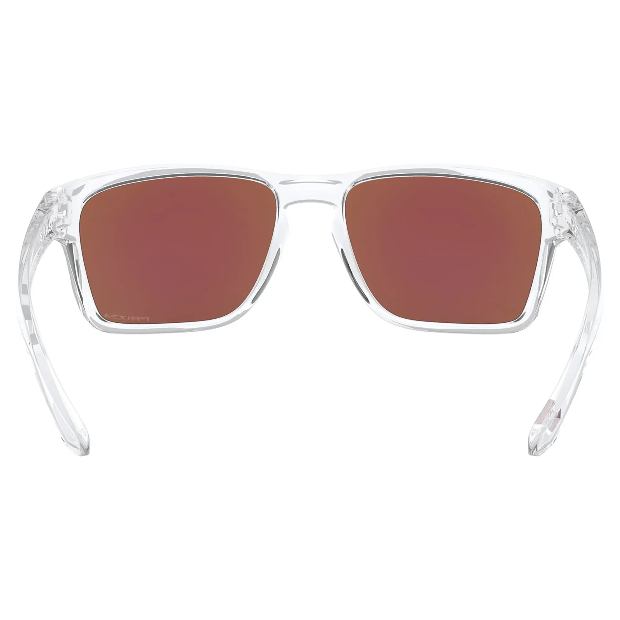 Oakley Sylas Sunglasses Polished Clear / Prizm Sapphire Lens - FREE UK Shipping, FREE 365 Day Returns | Moto Central