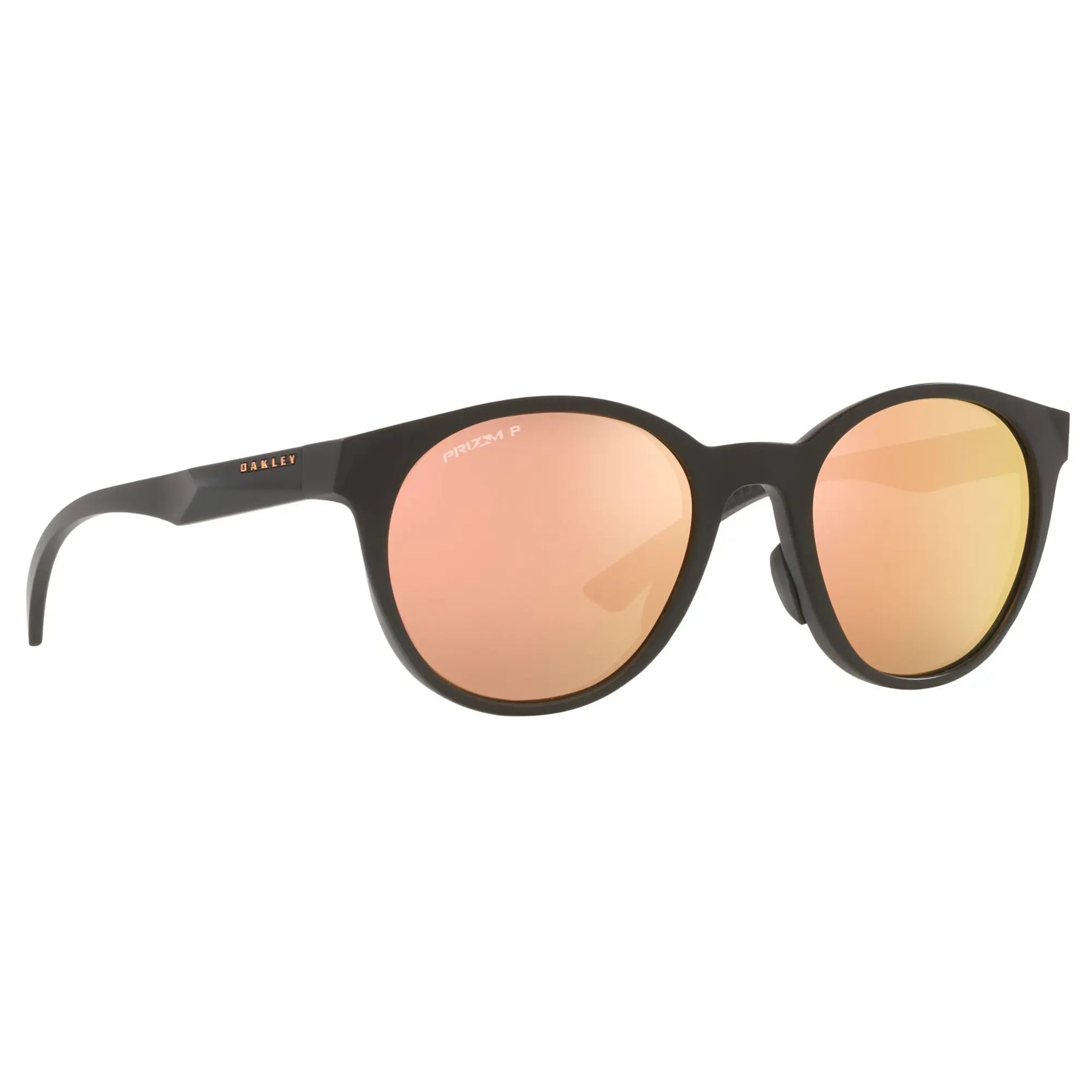 Oakley Spindrift Sunglasses Matt Black / Prizm Rose Gold Polarized Lens - FREE UK Shipping, FREE 365 Day Returns | Moto Central