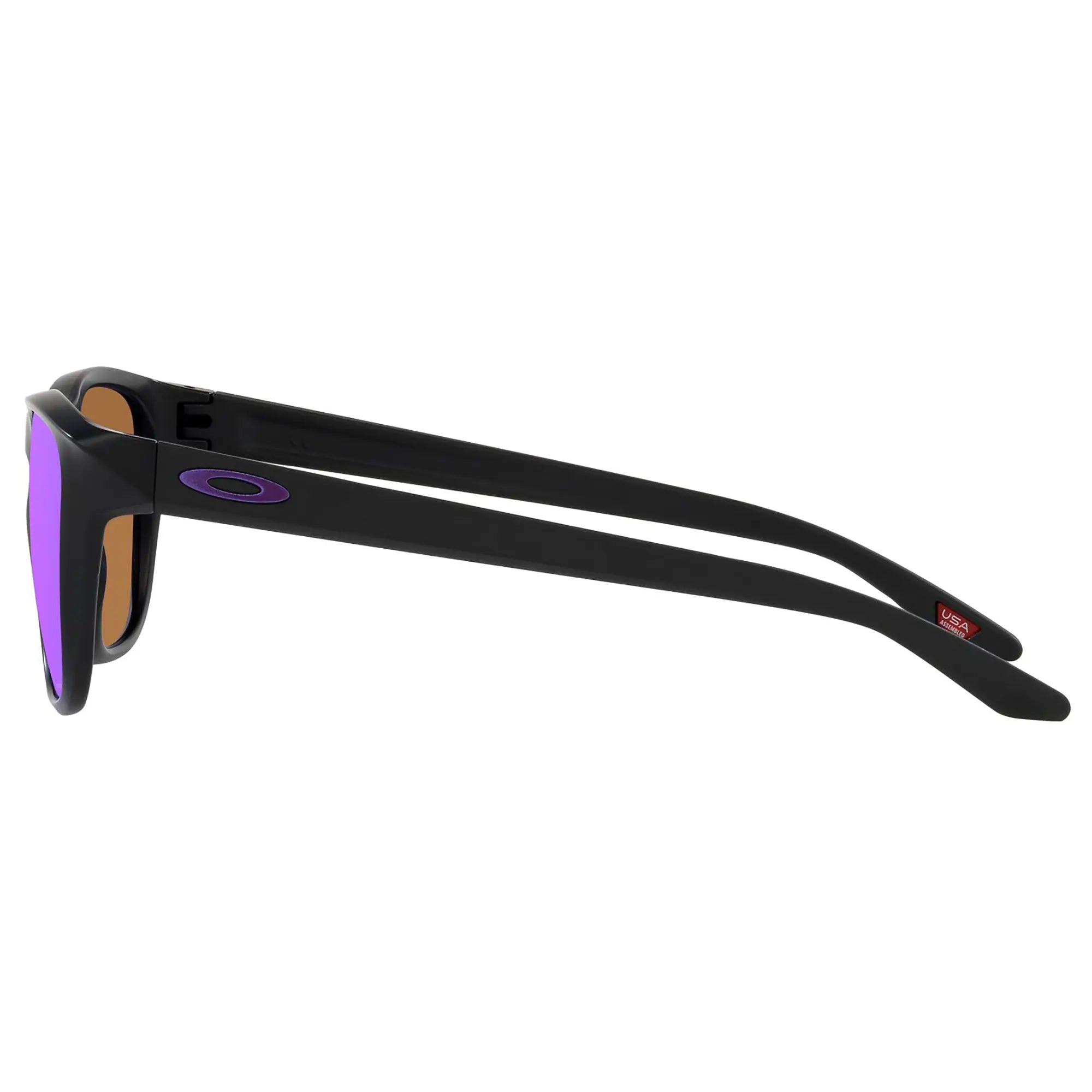 Oakley Manorburn Sunglasses Matt Black / Prizm Violet Lens - FREE UK Shipping, FREE 365 Day Returns | Moto Central