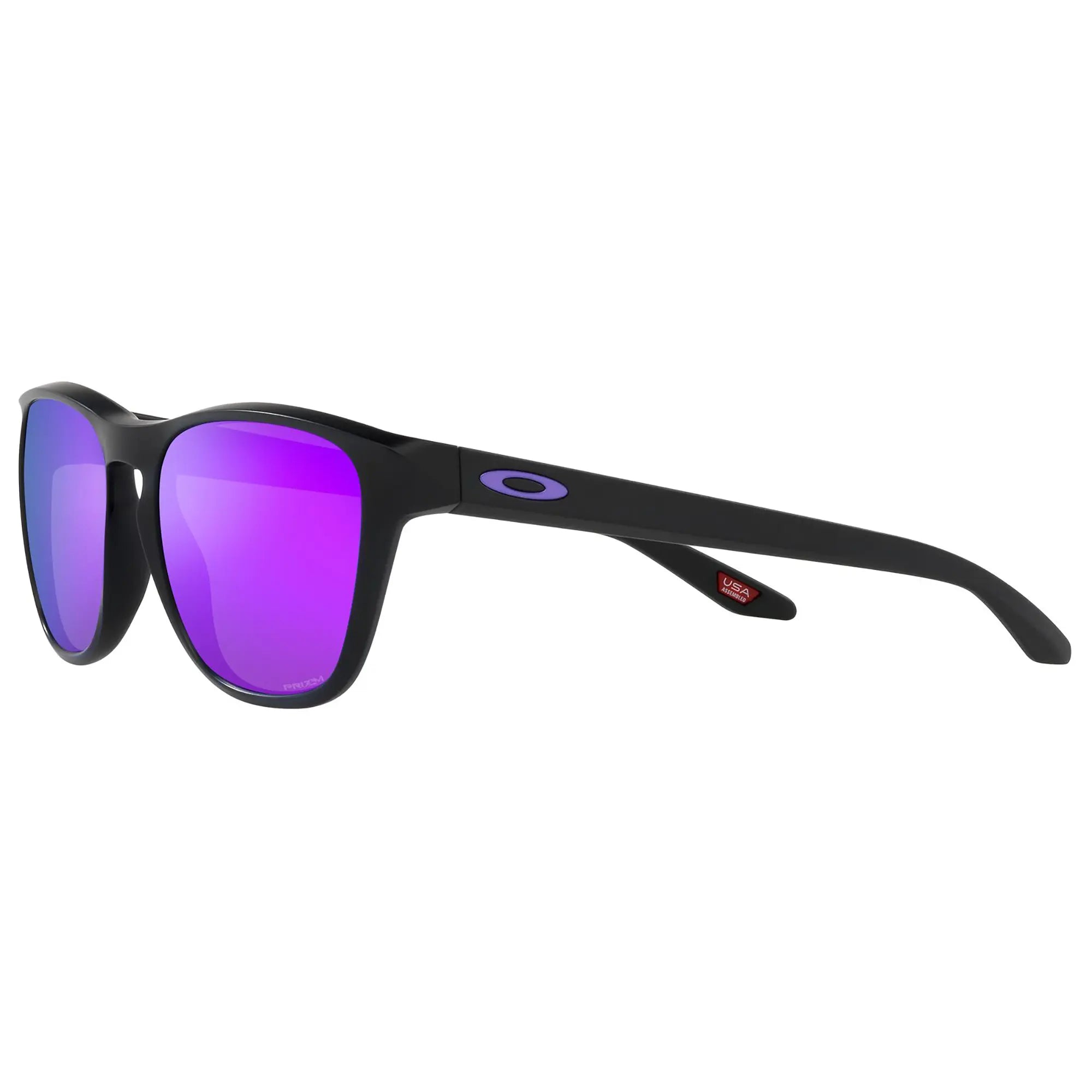 Oakley Manorburn Sunglasses Matt Black / Prizm Violet Lens - FREE UK Shipping, FREE 365 Day Returns | Moto Central