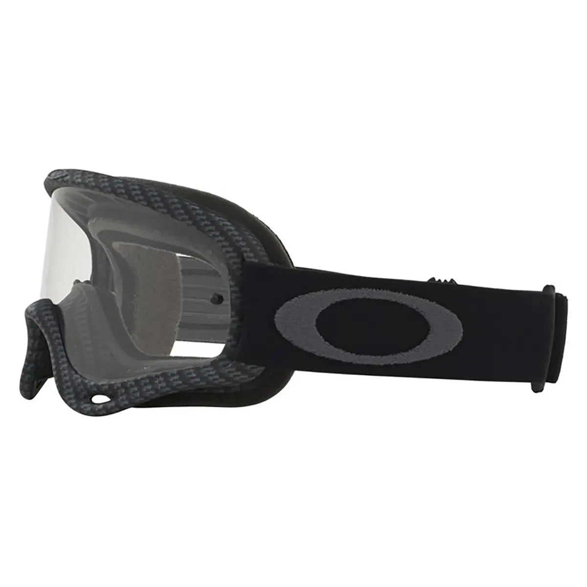 Oakley O Frame MX Goggles Matt Carbon Fibre / Clear - FREE UK Shipping, FREE 365 Day Returns | Moto Central