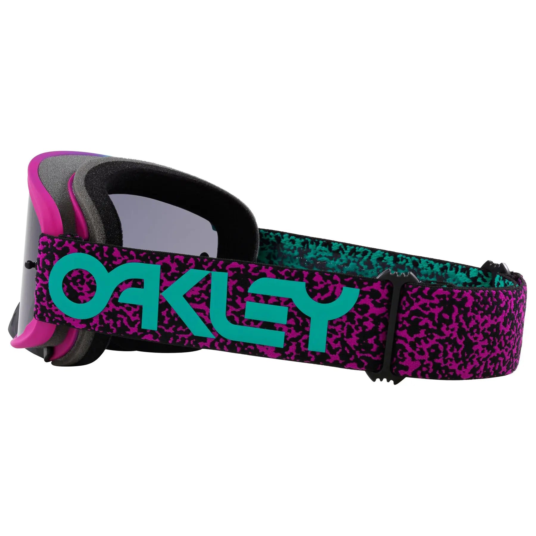 Oakley O Frame 2.0 Pro Celeste Purple Viper MX Goggles Dark Grey - FREE UK Shipping, FREE 365 Day Returns | Moto Central