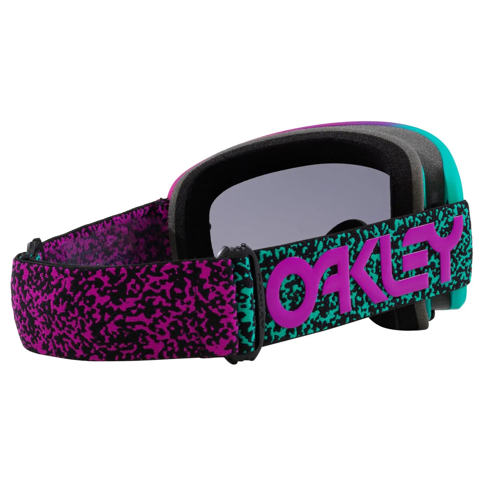 Oakley O Frame 2.0 Pro Celeste Purple Viper MX Goggles Dark Grey - FREE UK Shipping, FREE 365 Day Returns | Moto Central