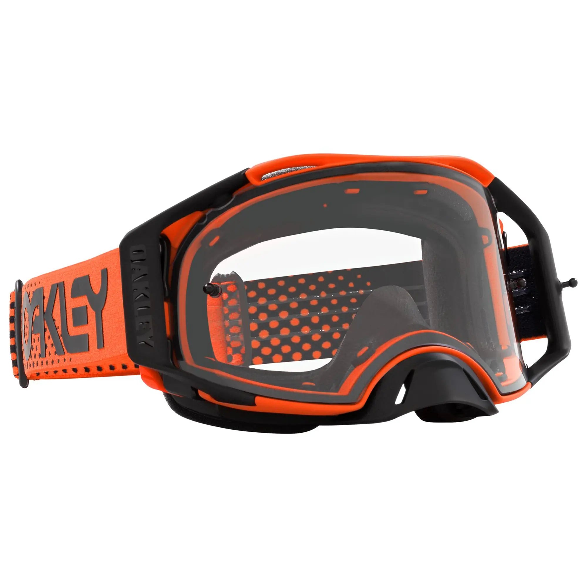 Oakley Airbrake Moto B1B MX Goggles Orange / Clear - FREE UK Shipping, FREE 365 Day Returns | Moto Central