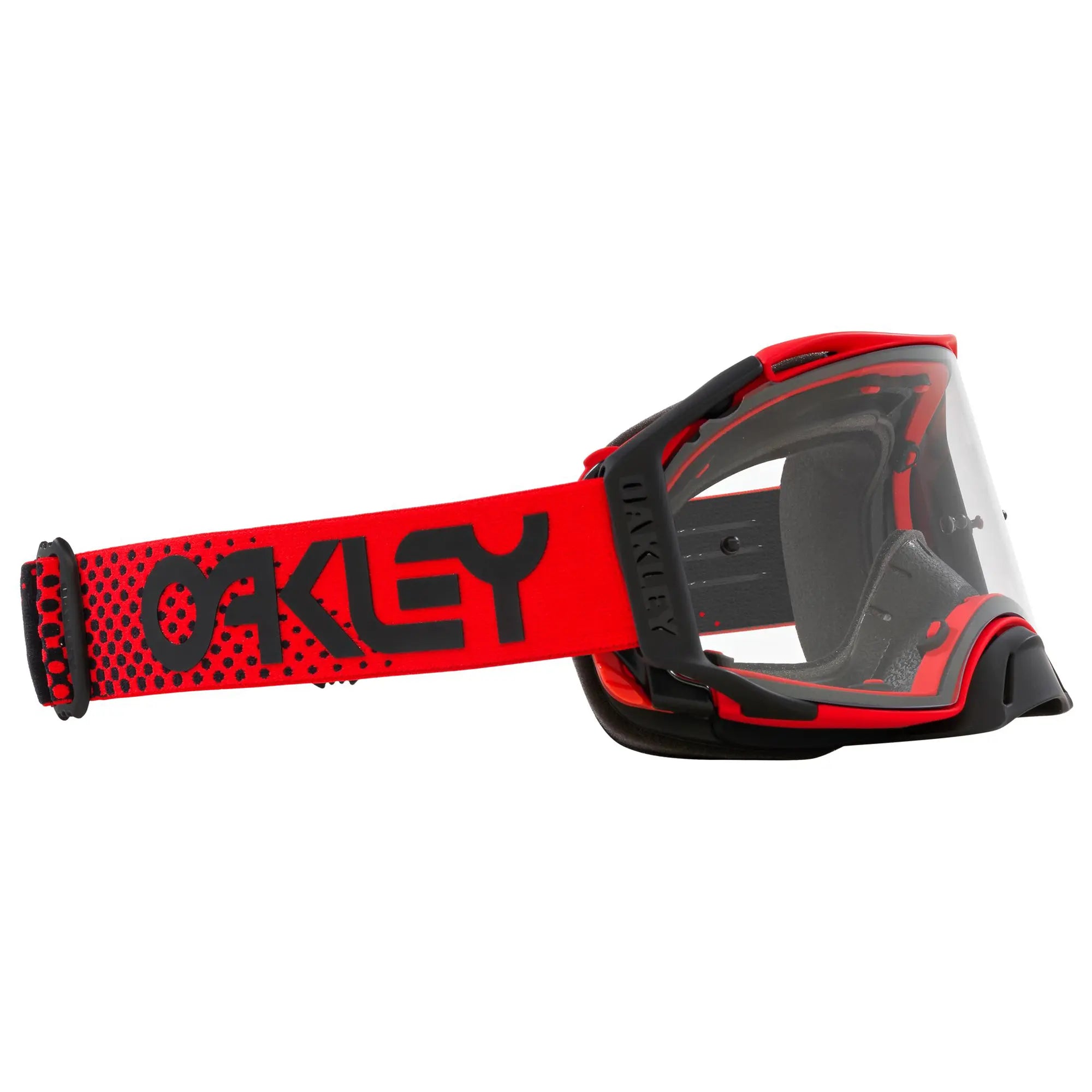 Oakley Airbrake Moto B1B MX Goggles Red / Clear - FREE UK Shipping, FREE 365 Day Returns | Moto Central