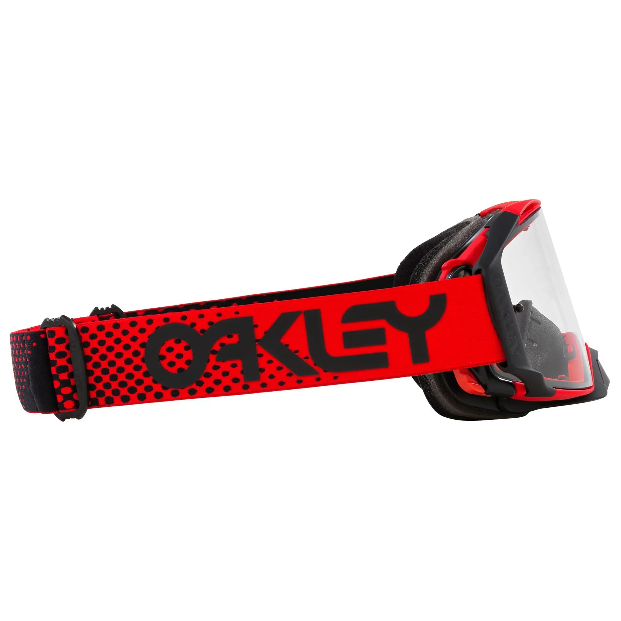 Oakley Airbrake Moto B1B MX Goggles Red / Clear - FREE UK Shipping, FREE 365 Day Returns | Moto Central
