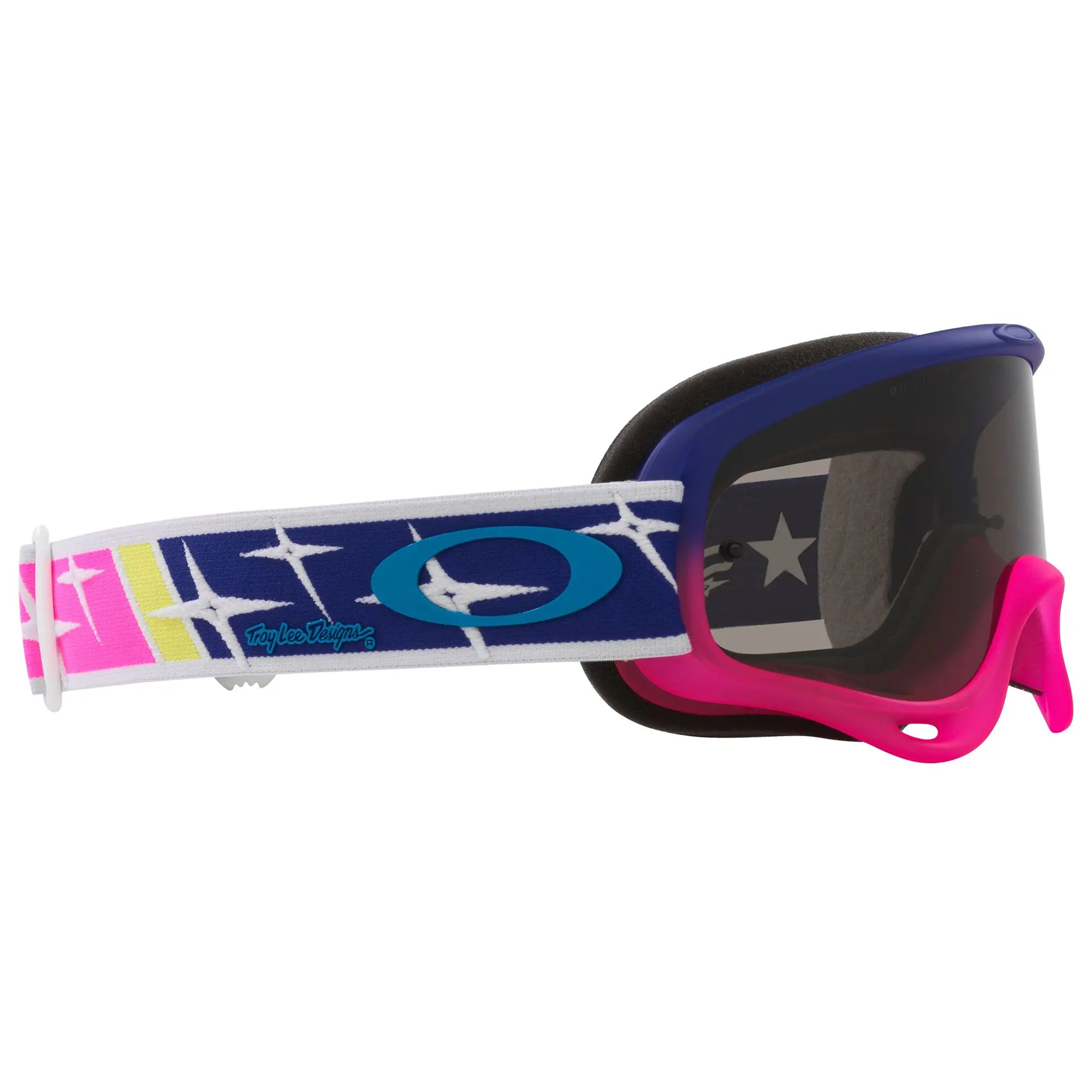Oakley O Frame TLD MX Goggles Speed Star / Dark Grey - FREE UK Shipping, FREE 365 Day Returns | Moto Central