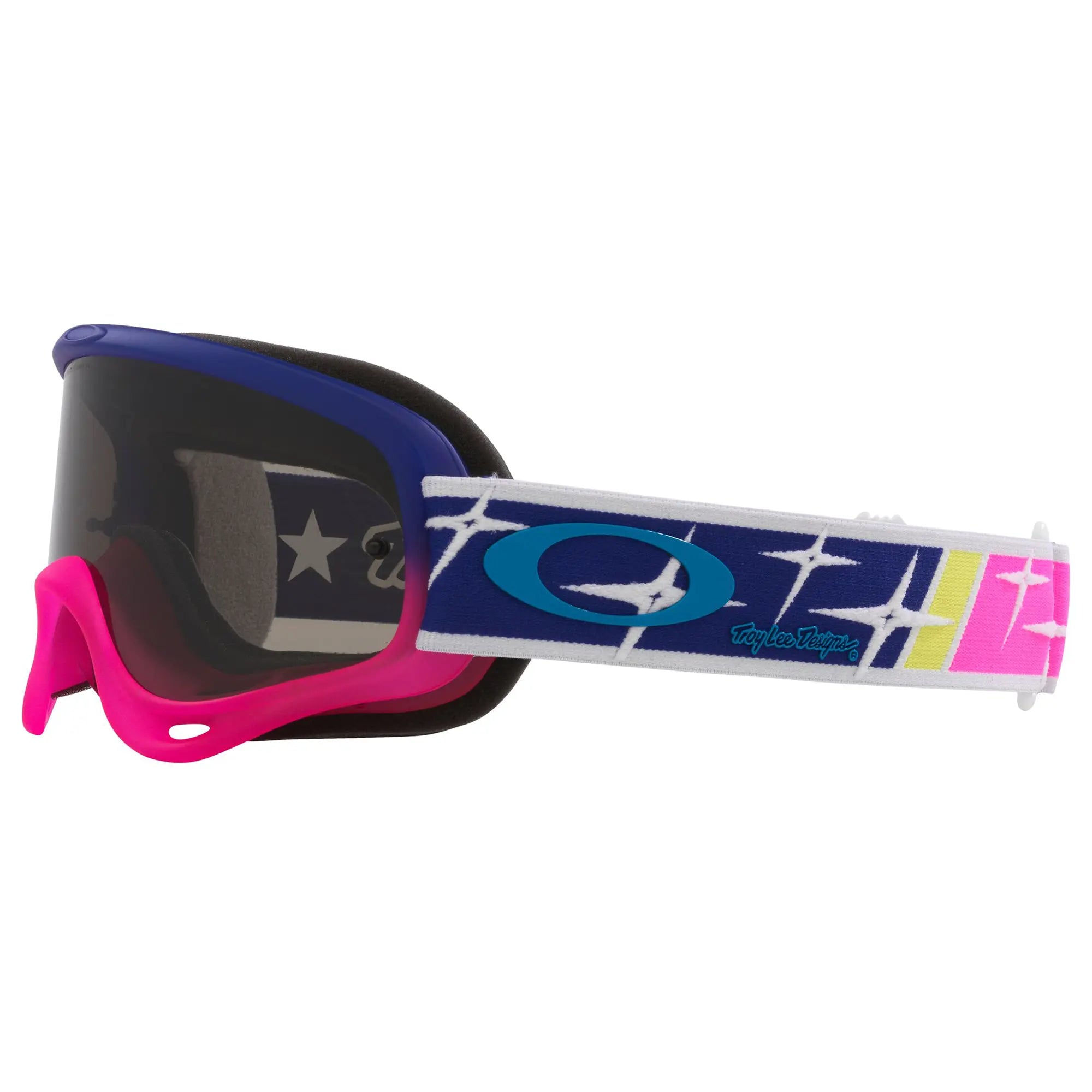 Oakley O Frame TLD MX Goggles Speed Star / Dark Grey - FREE UK Shipping, FREE 365 Day Returns | Moto Central