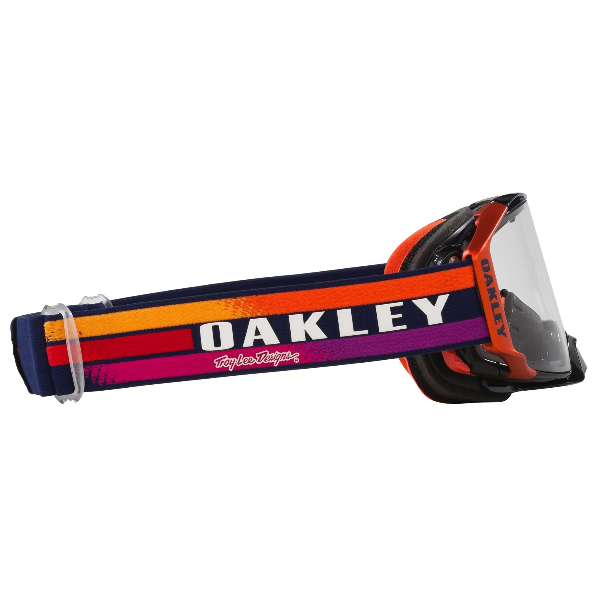 Oakley Airbrake TLD Sunrise MX Goggles Navy / Clear - FREE UK Shipping, FREE 365 Day Returns | Moto Central