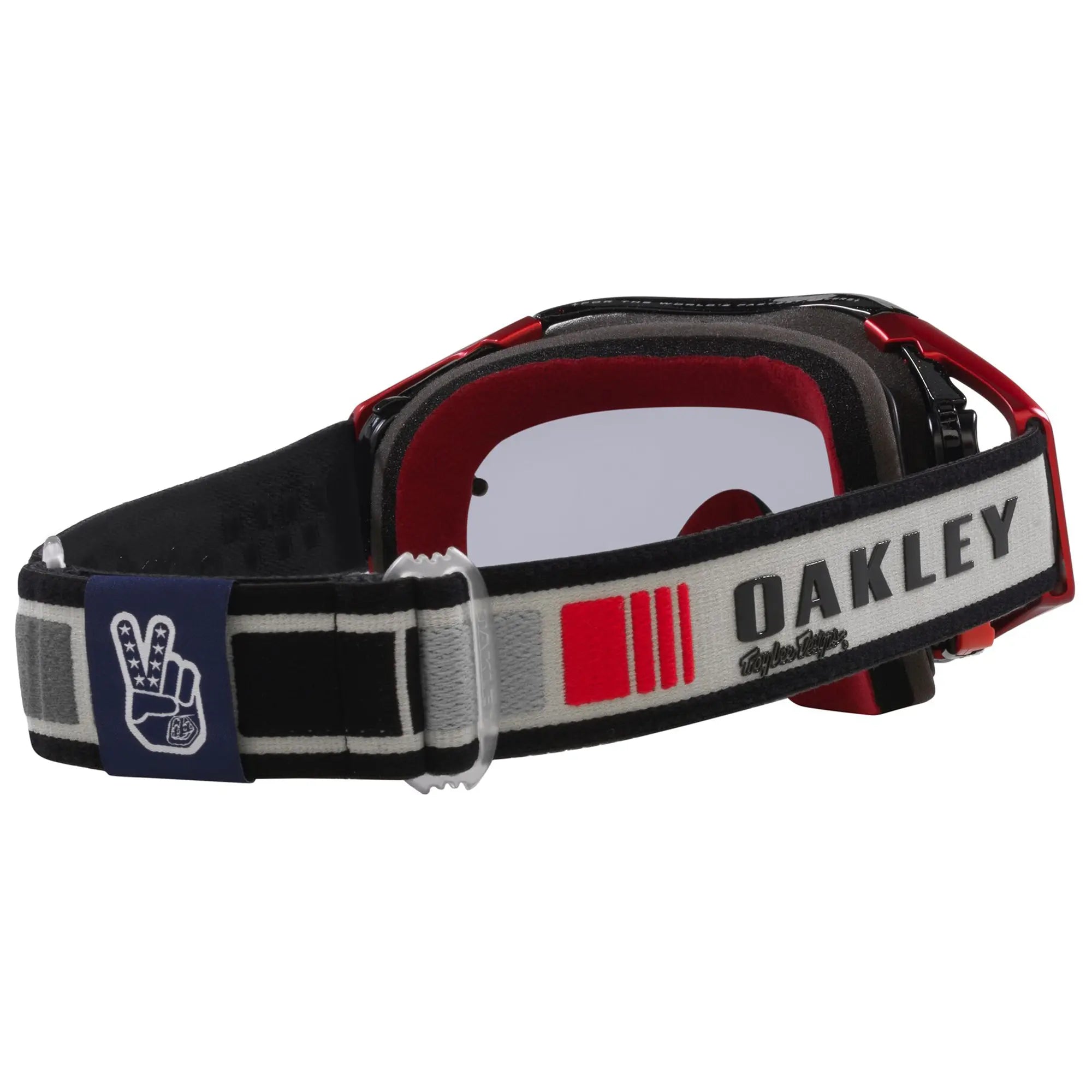 Oakley Airbrake TLD Blocks MX Goggles Light Grey - FREE UK Shipping, FREE 365 Day Returns | Moto Central
