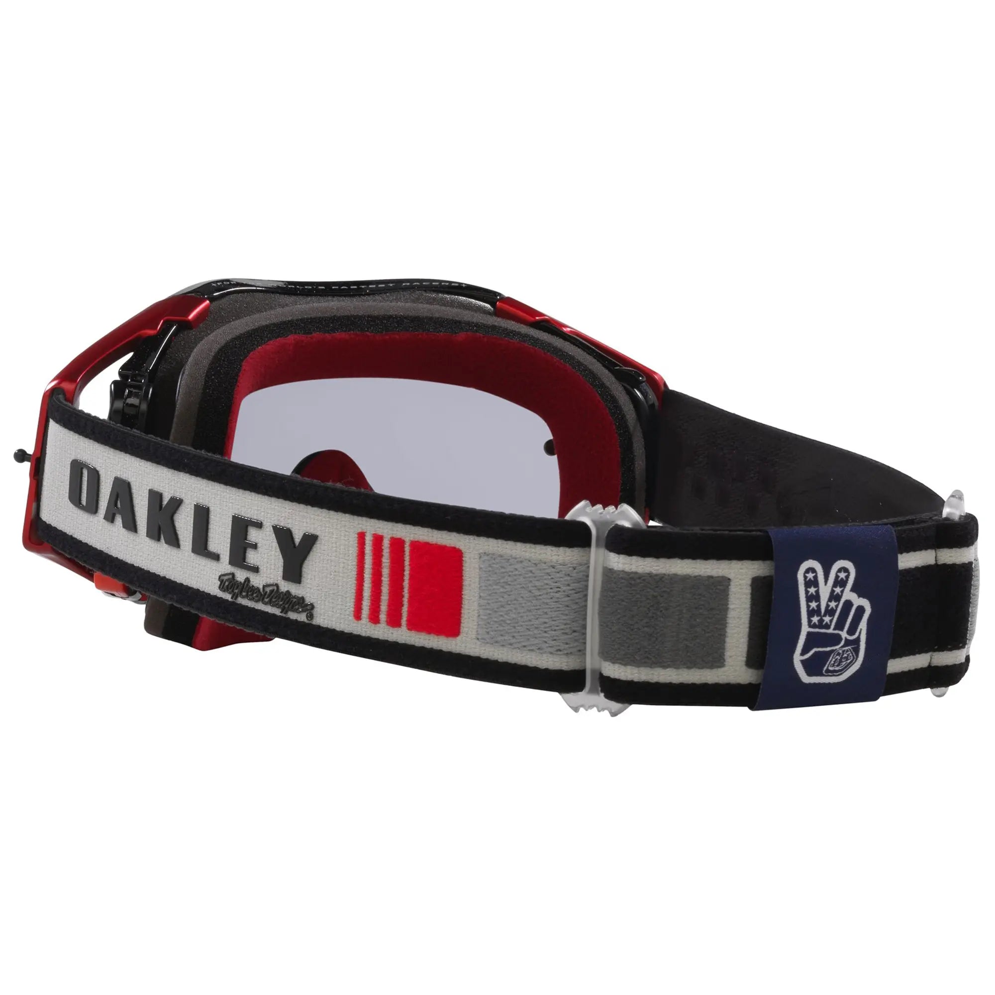 Oakley Airbrake TLD Blocks MX Goggles Light Grey - FREE UK Shipping, FREE 365 Day Returns | Moto Central