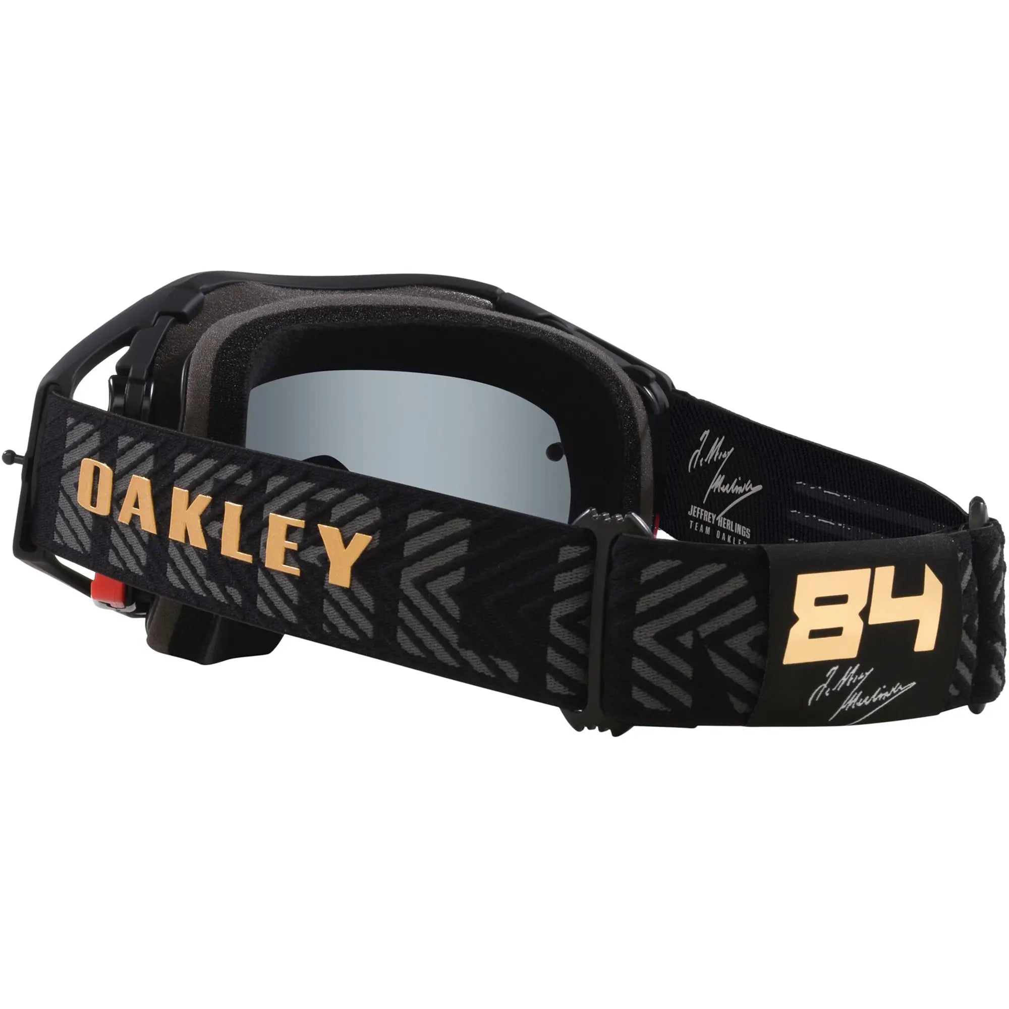 Oakley Airbrake Herlings Signature MX Goggles 24k Gold Iridium - FREE UK Shipping, FREE 365 Day Returns | Moto Central