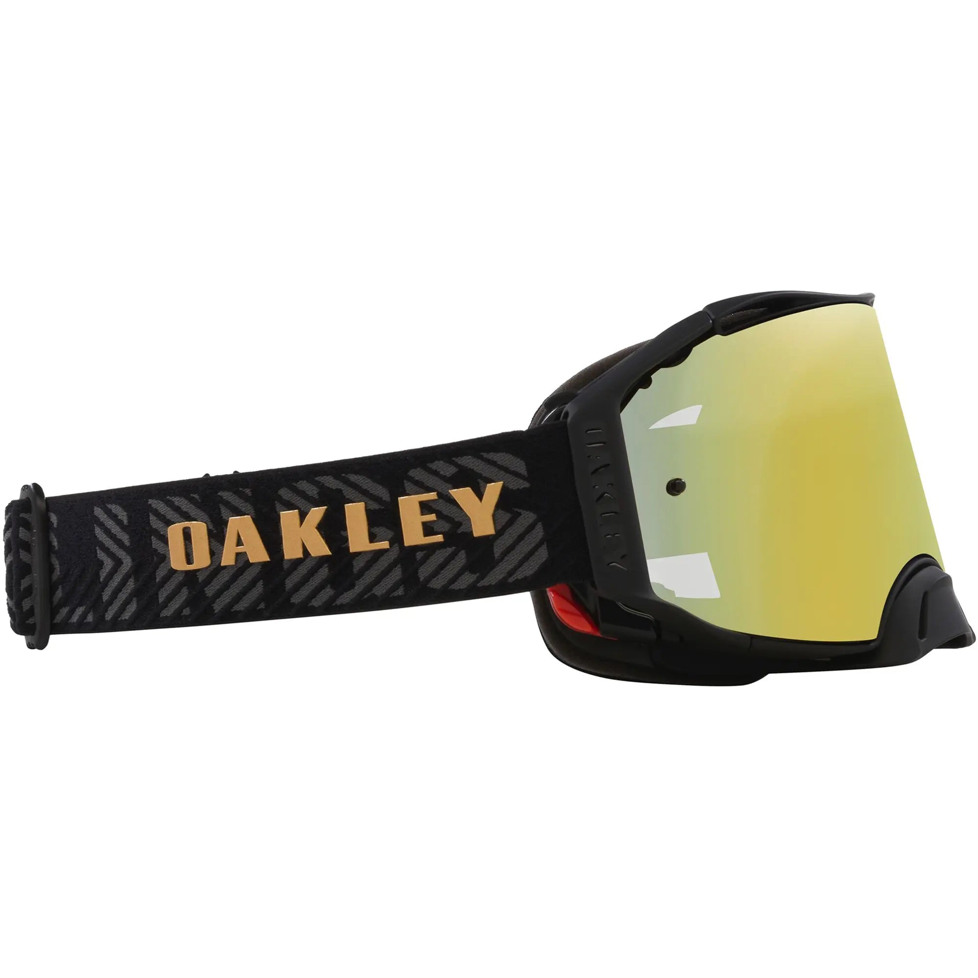 Oakley Airbrake Herlings Signature MX Goggles 24k Gold Iridium - FREE UK Shipping, FREE 365 Day Returns | Moto Central