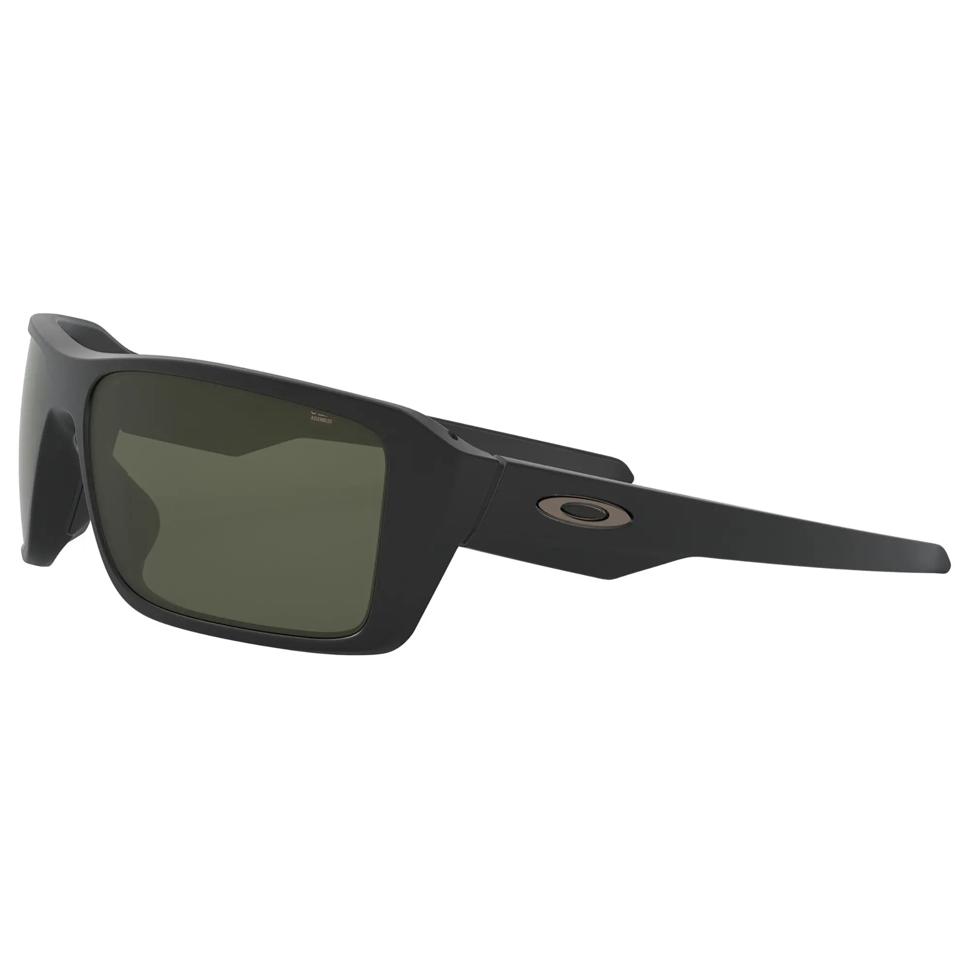 Oakley Double Edge Sunglasses Matt Black / Dark Grey Lens - FREE UK Shipping, FREE 365 Day Returns | Moto Central