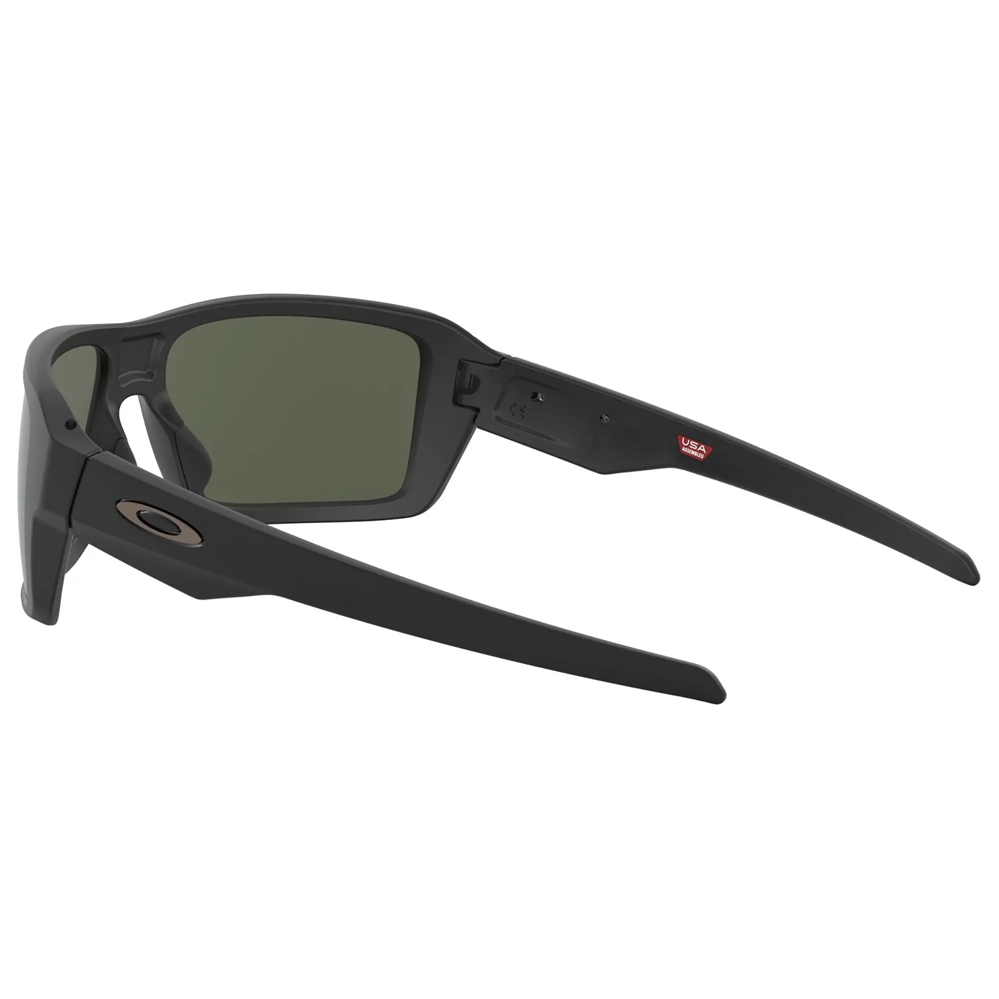 Oakley Double Edge Sunglasses Matt Black / Dark Grey Lens - FREE UK Shipping, FREE 365 Day Returns | Moto Central
