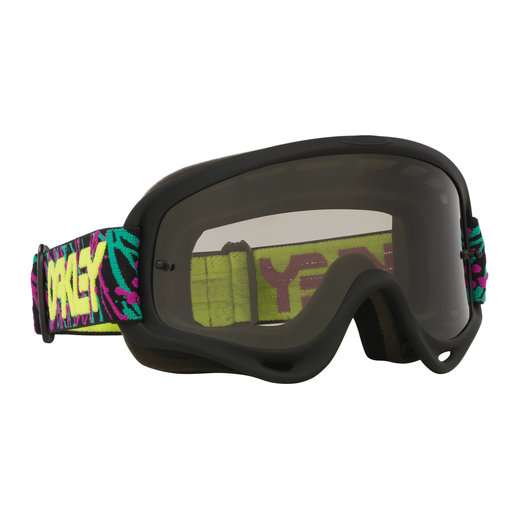 Oakley O Frame Jaxon Black MX Goggles Light Grey - FREE UK Shipping, FREE 365 Day Returns | Moto Central