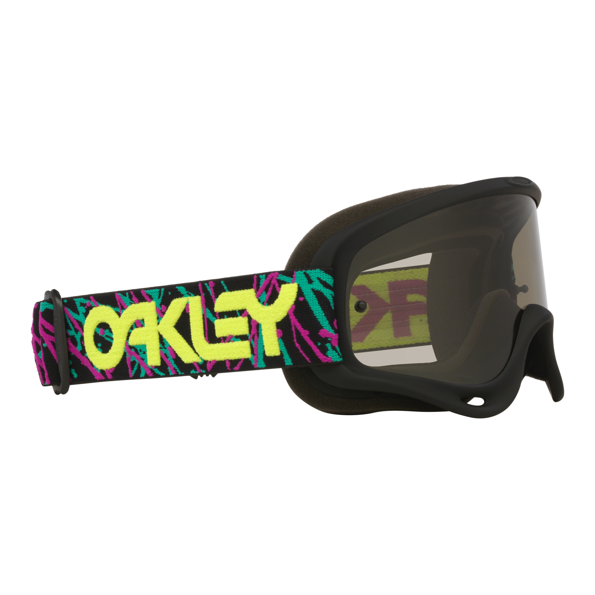 Oakley O Frame Jaxon Black MX Goggles Light Grey - FREE UK Shipping, FREE 365 Day Returns | Moto Central