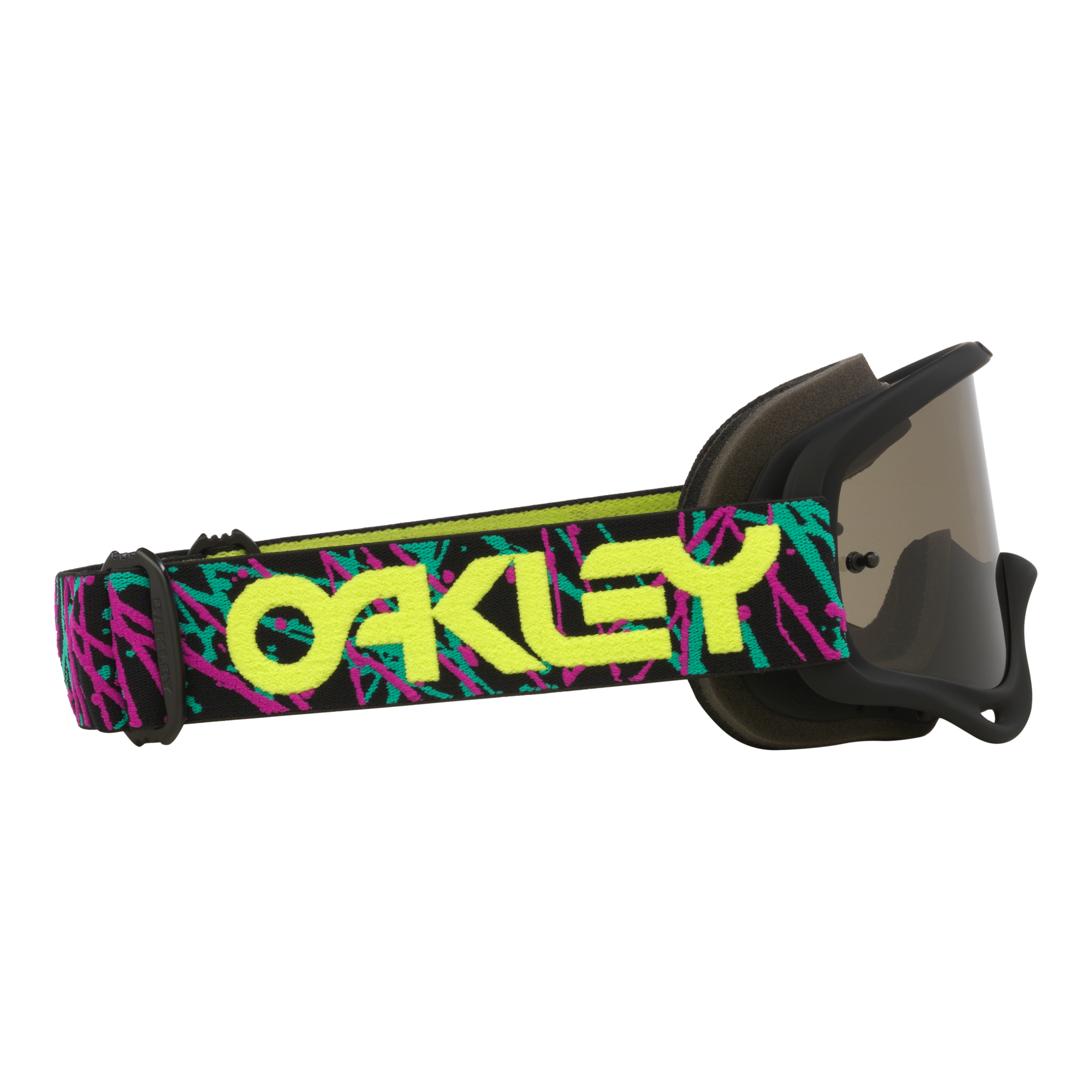 Oakley O Frame Jaxon Black MX Goggles Light Grey - FREE UK Shipping, FREE 365 Day Returns | Moto Central