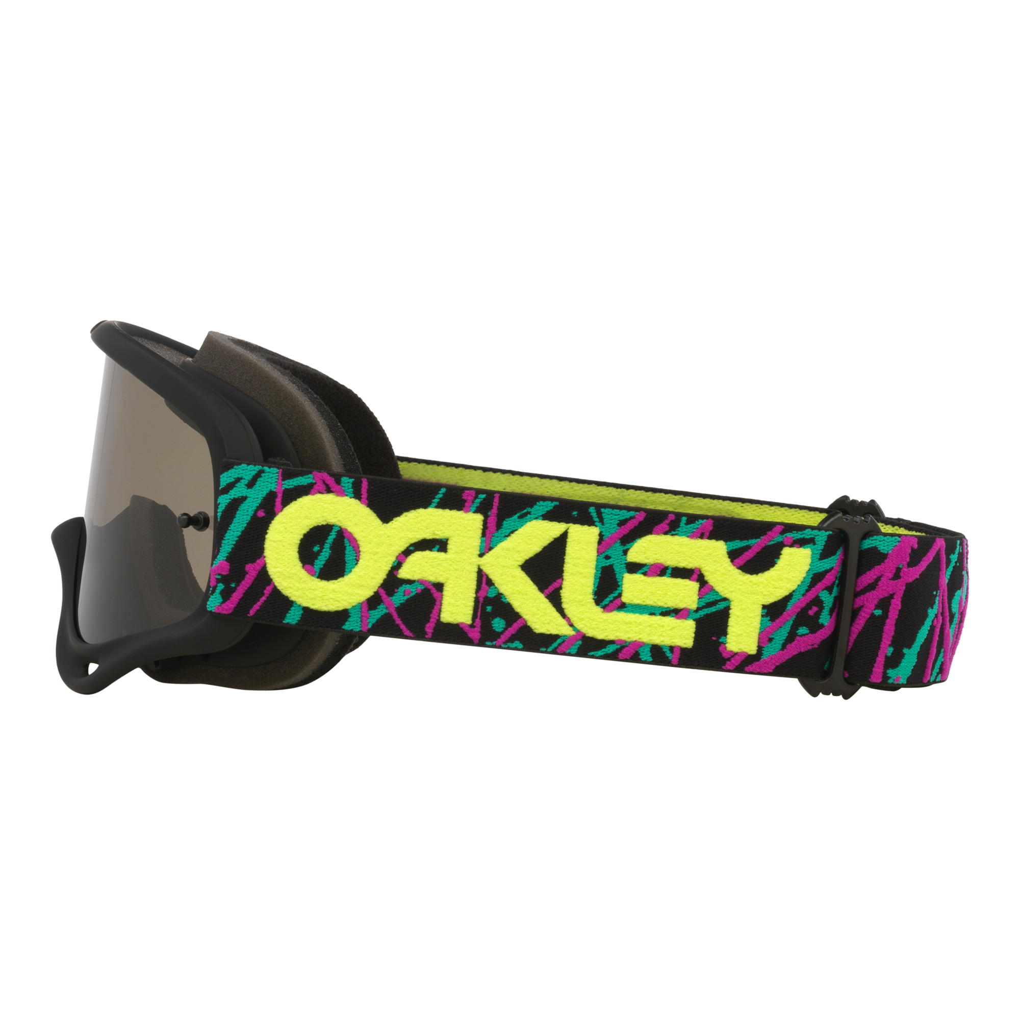 Oakley O Frame Jaxon Black MX Goggles Light Grey - FREE UK Shipping, FREE 365 Day Returns | Moto Central