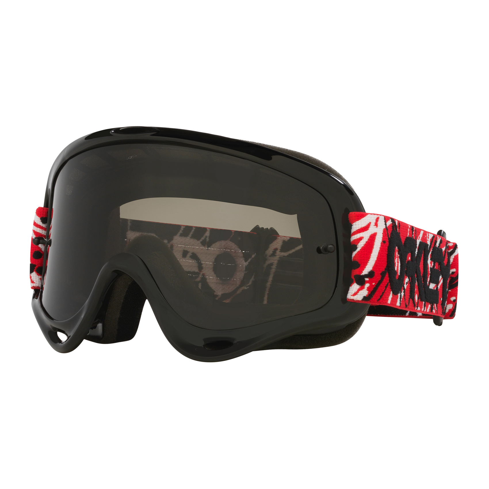 Oakley O Frame Red Eddie MX Goggles Dark Grey - FREE UK Shipping, FREE 365 Day Returns | Moto Central
