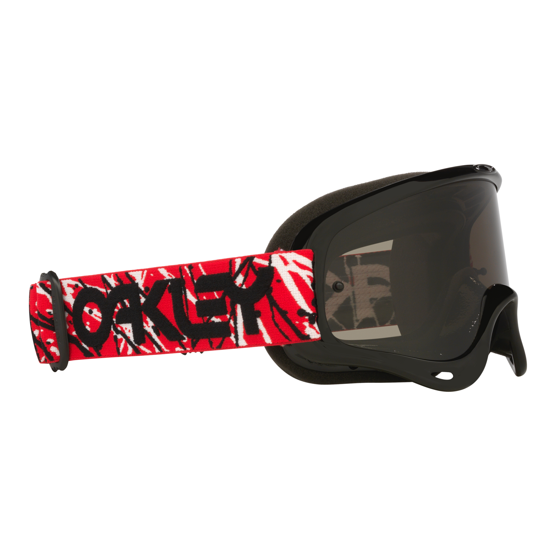 Oakley O Frame Red Eddie MX Goggles Dark Grey - FREE UK Shipping, FREE 365 Day Returns | Moto Central
