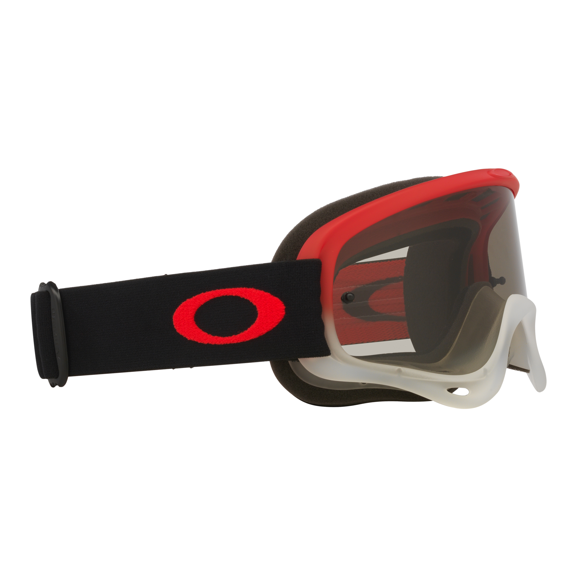 Oakley O Frame Team Red MX Goggles Light Grey - FREE UK Shipping, FREE 365 Day Returns | Moto Central
