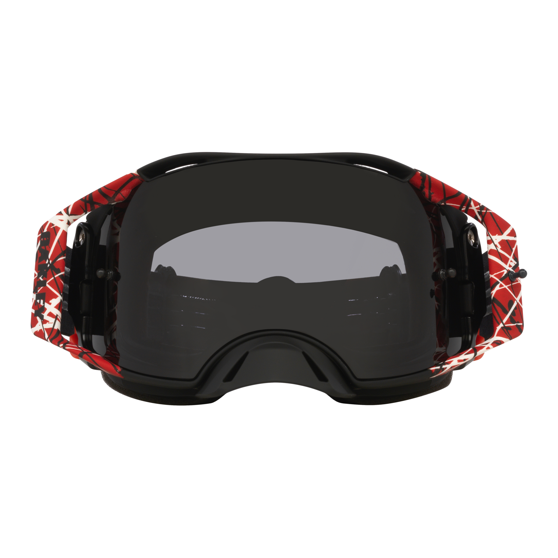 Oakley Airbrake Red Eddie MX Goggles Dark Grey - FREE UK Shipping, FREE 365 Day Returns | Moto Central