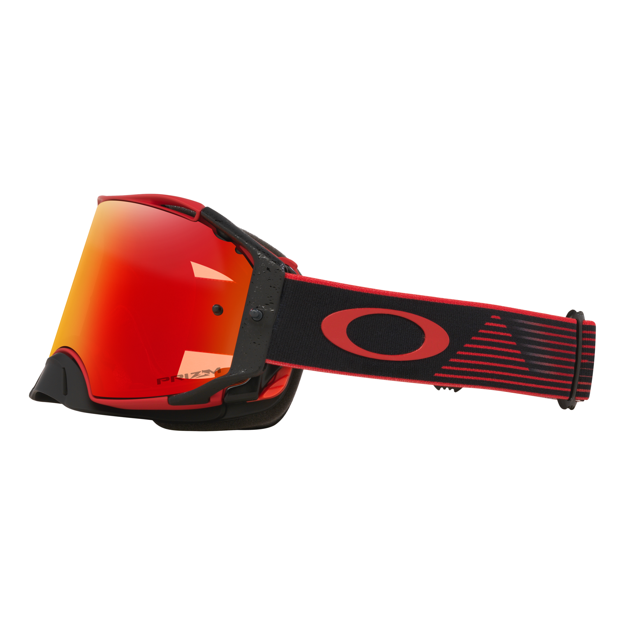 Oakley Airbrake Red Motion MX Goggles Torch Prizm - FREE UK Shipping, FREE 365 Day Returns | Moto Central