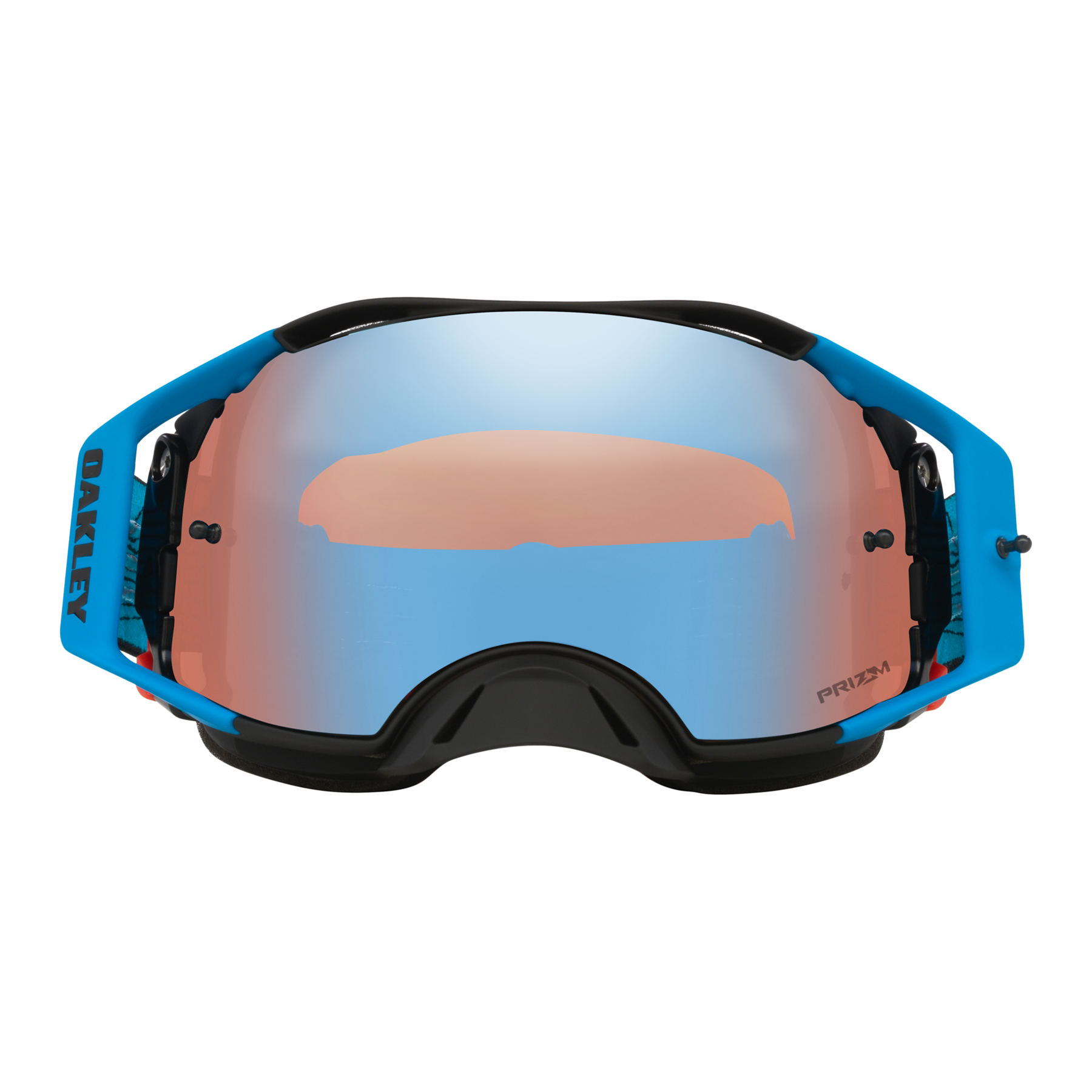 Oakley Airbrake Blue Wired MX Goggles Sapphire Prizm - FREE UK Shipping, FREE 365 Day Returns | Moto Central