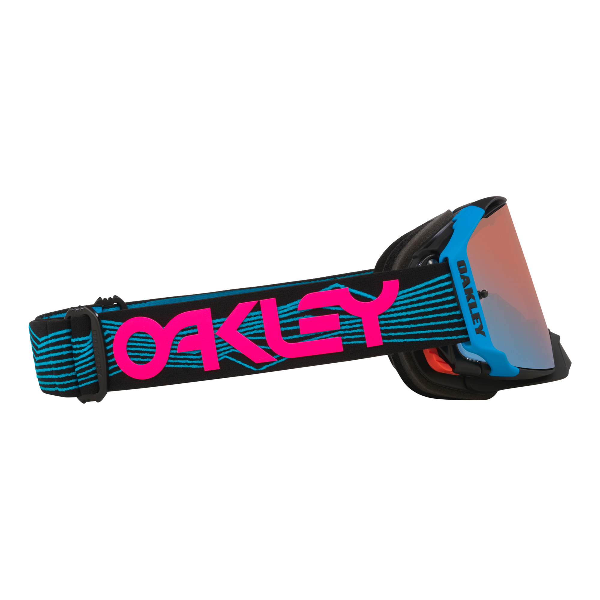 Oakley Airbrake Blue Wired MX Goggles Sapphire Prizm - FREE UK Shipping, FREE 365 Day Returns | Moto Central