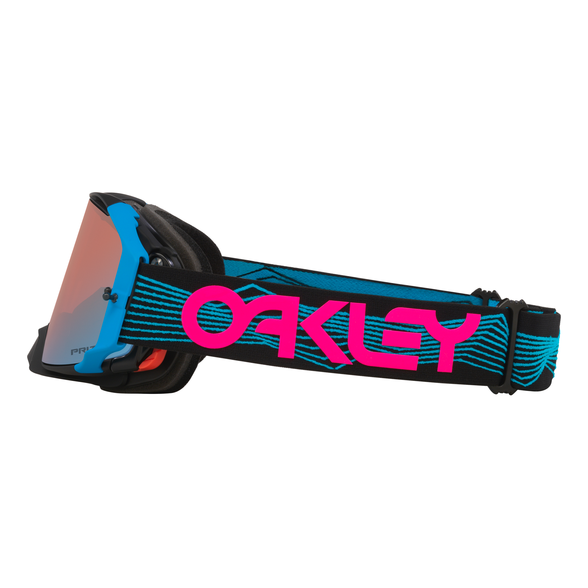 Oakley Airbrake Blue Wired MX Goggles Sapphire Prizm - FREE UK Shipping, FREE 365 Day Returns | Moto Central