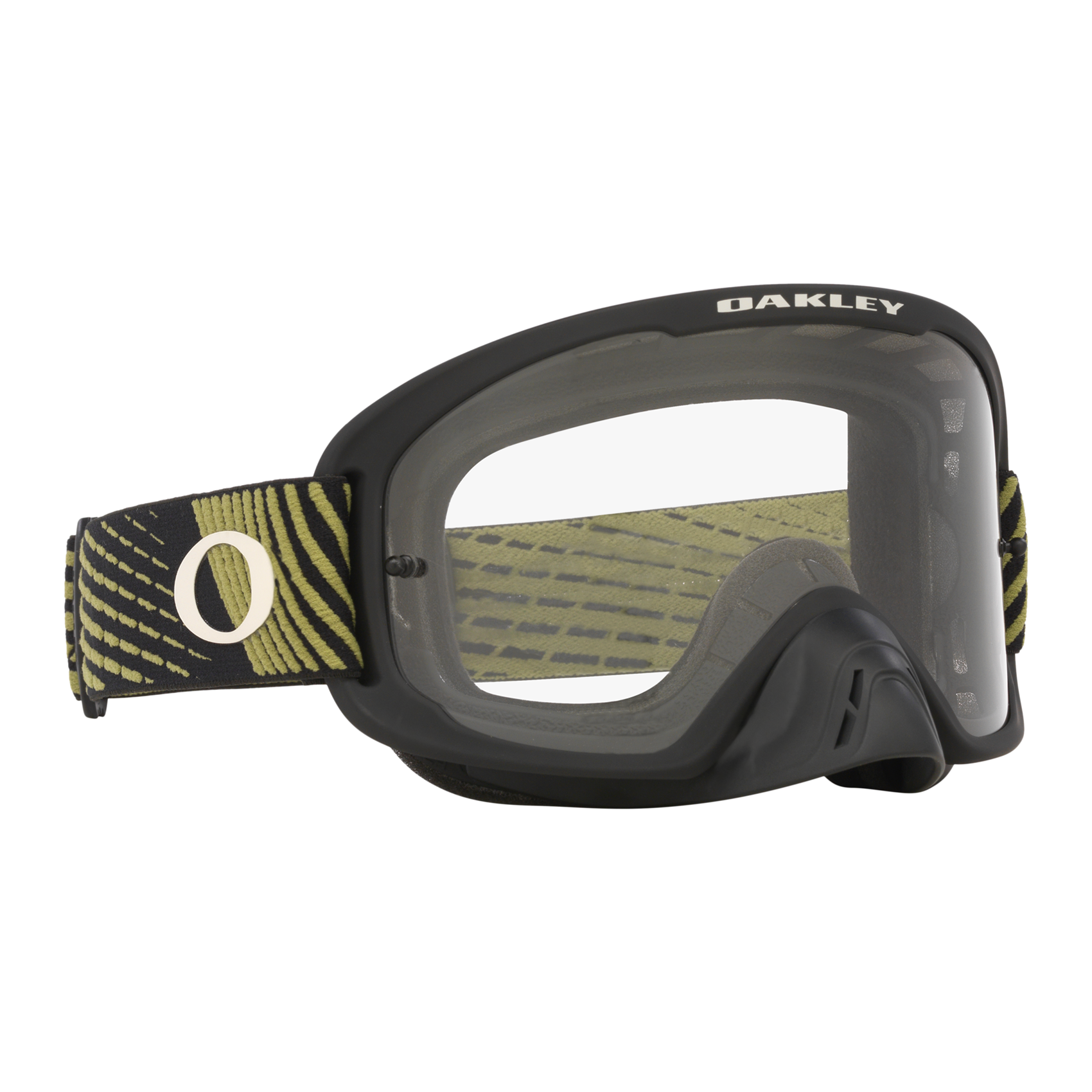 Oakley O Frame 2.0 Pro Green Rigid MX Goggles Clear - FREE UK Shipping, FREE 365 Day Returns | Moto Central
