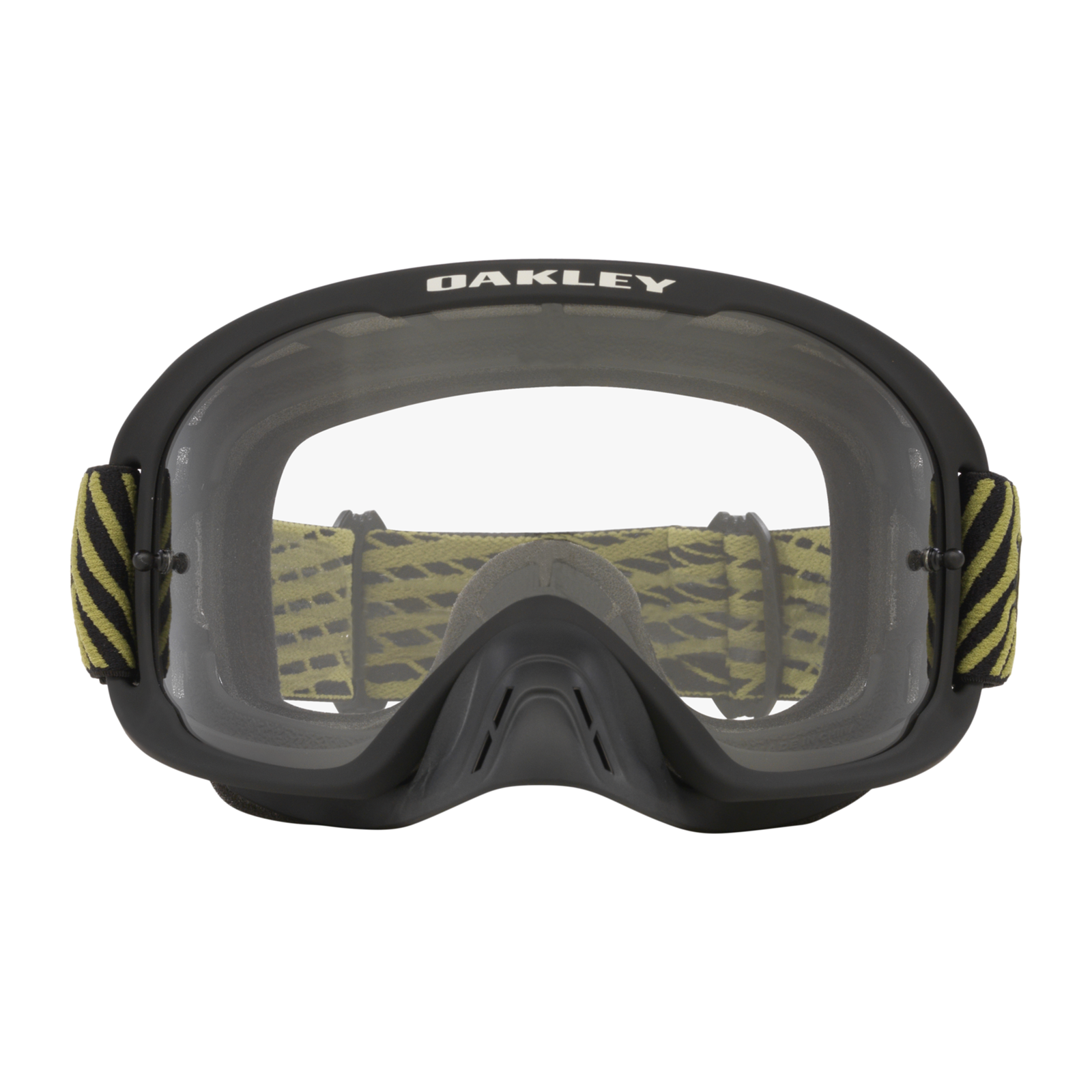 Oakley O Frame 2.0 Pro Green Rigid MX Goggles Clear - FREE UK Shipping, FREE 365 Day Returns | Moto Central