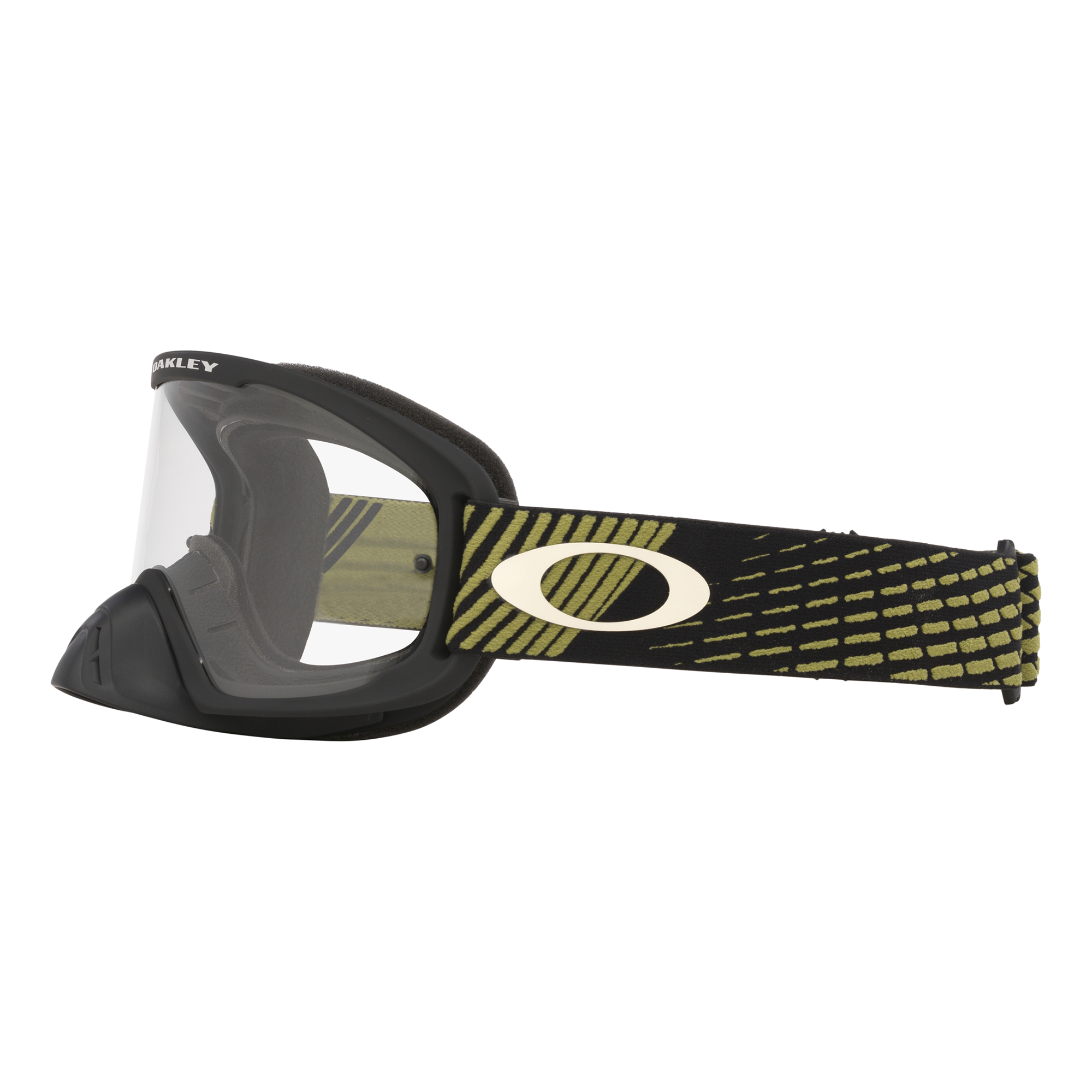 Oakley O Frame 2.0 Pro Green Rigid MX Goggles Clear - FREE UK Shipping, FREE 365 Day Returns | Moto Central