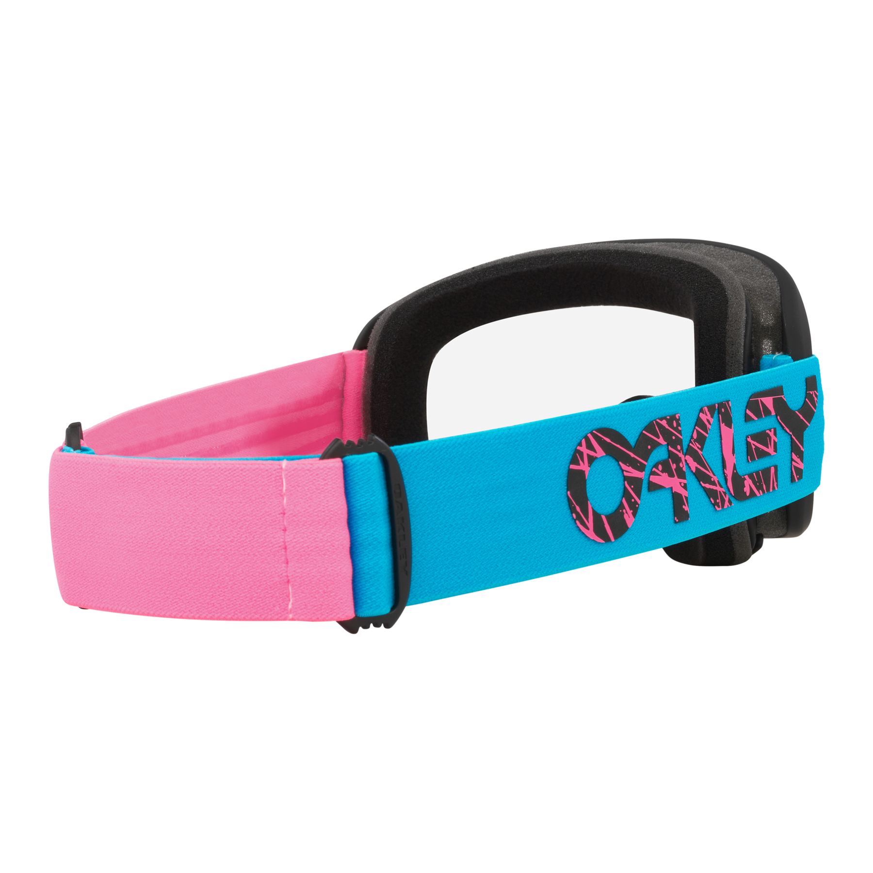 Oakley O Frame 2.0 Pro 2 Stroke MX Goggles Blue / Pink / Clear - FREE UK Shipping, FREE 365 Day Returns | Moto Central