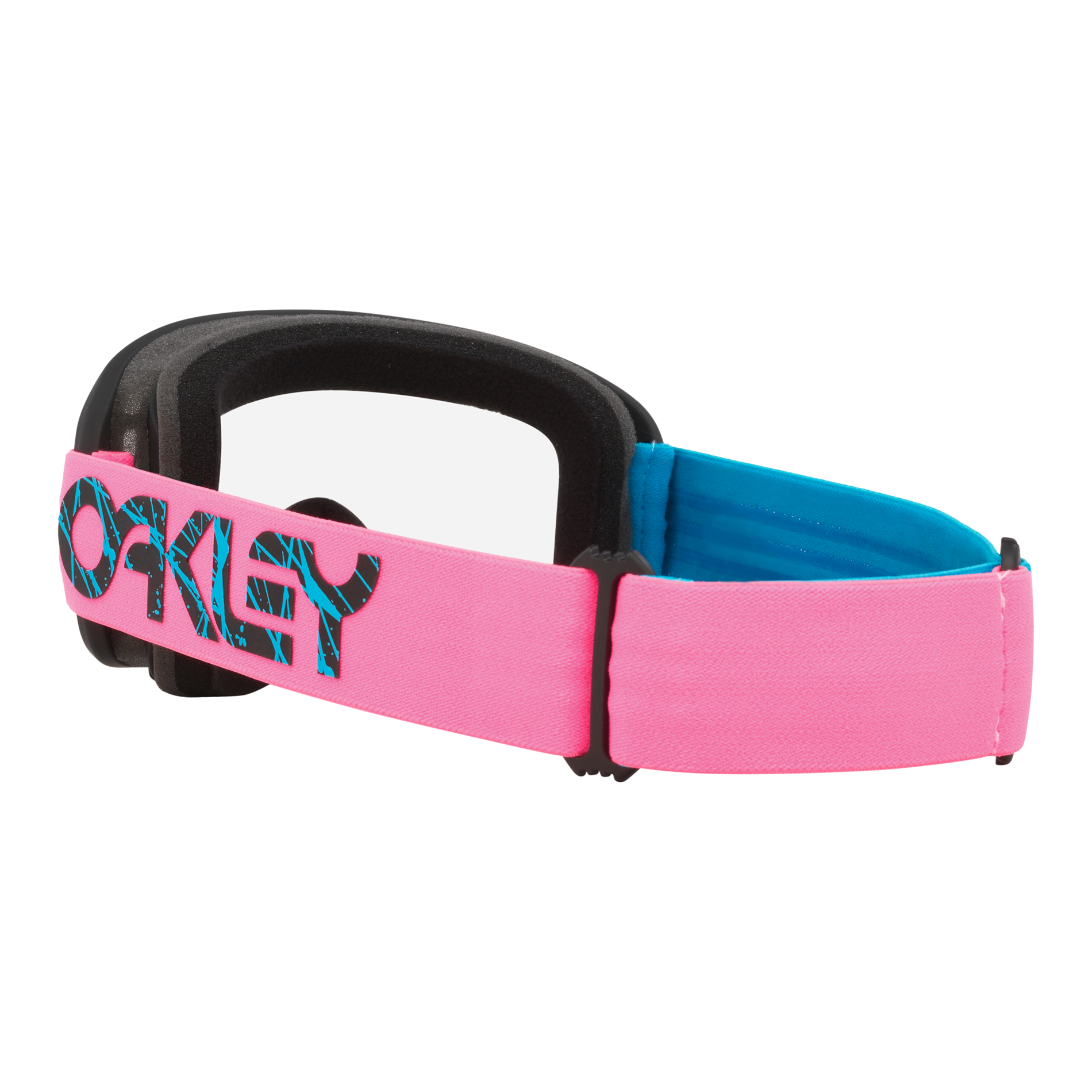 Oakley O Frame 2.0 Pro 2 Stroke MX Goggles Blue / Pink / Clear - FREE UK Shipping, FREE 365 Day Returns | Moto Central
