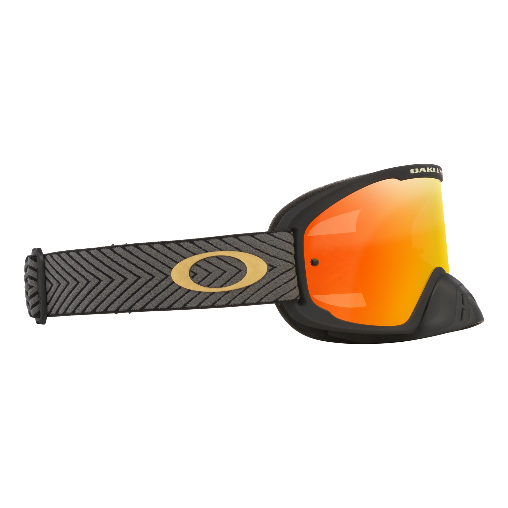 Oakley O Frame 2.0 Pro Team Black MX Goggles Fire Iridium - FREE UK Shipping, FREE 365 Day Returns | Moto Central