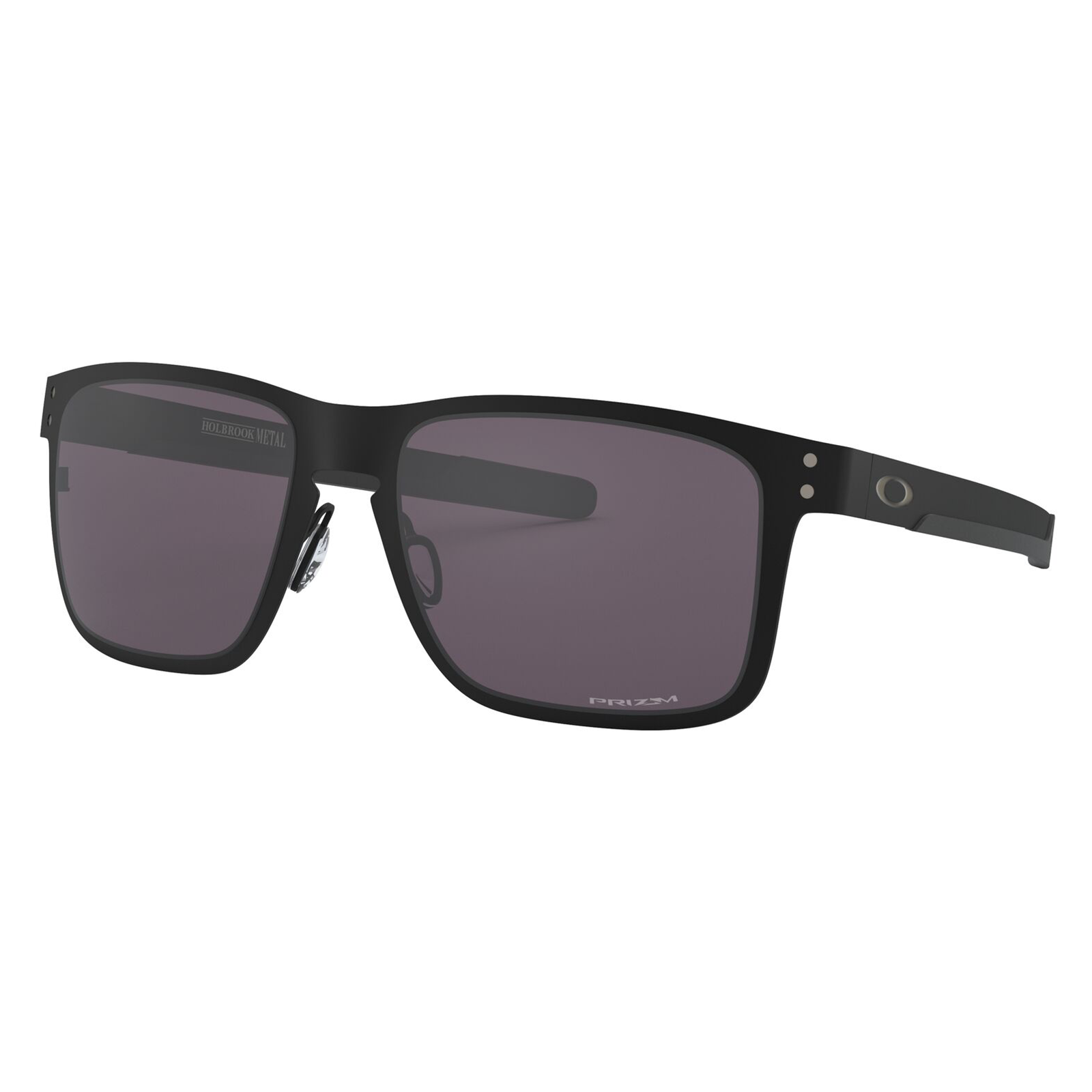 Oakley Holbrook Metal Sunglasses Matt Black / Grey Prizm - FREE UK Shipping, FREE 365 Day Returns | Moto Central