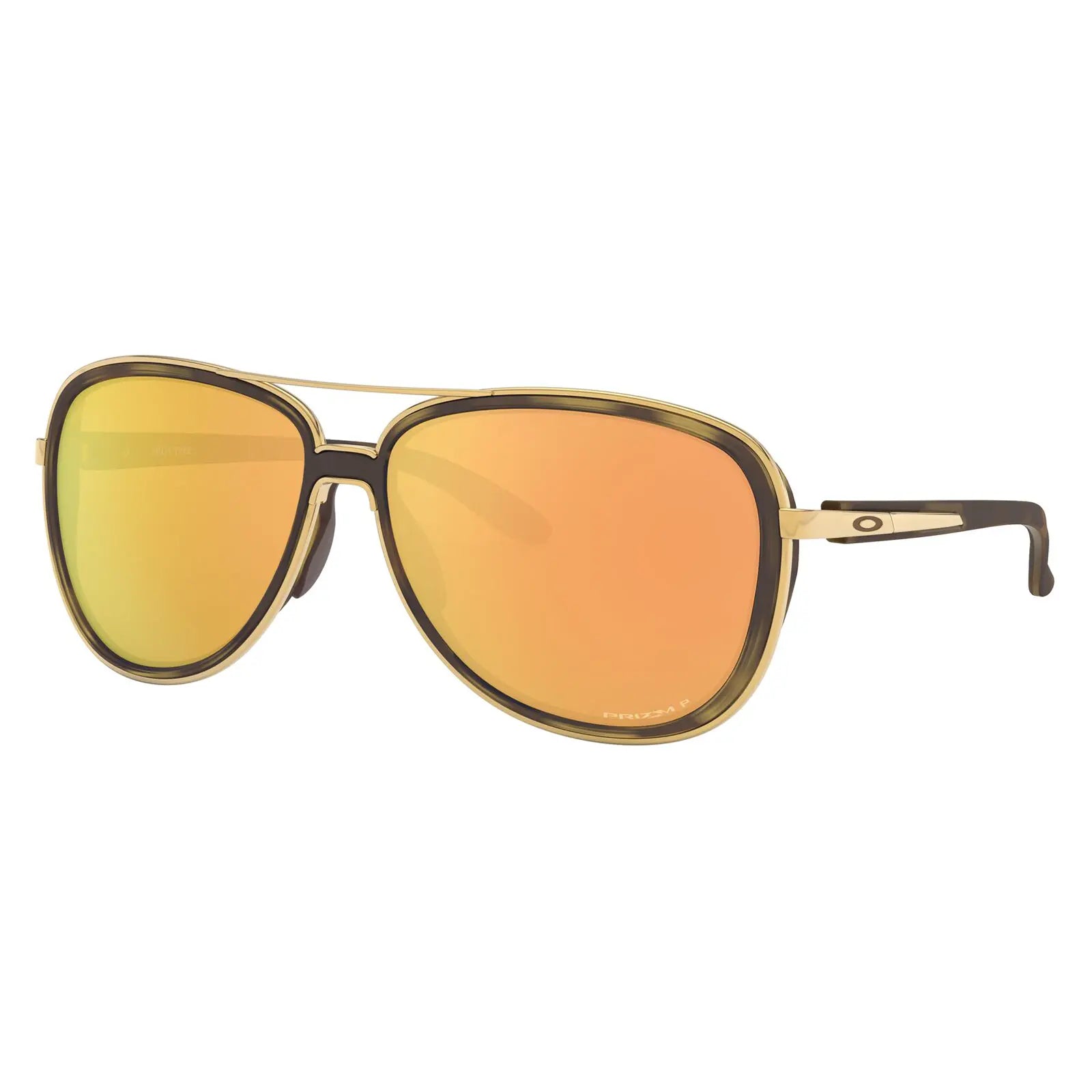 Oakley Split Time Sunglasses Brown Tortoise / Gold / Rose Gold Polarized - FREE UK Shipping, FREE 365 Day Returns | Moto Central