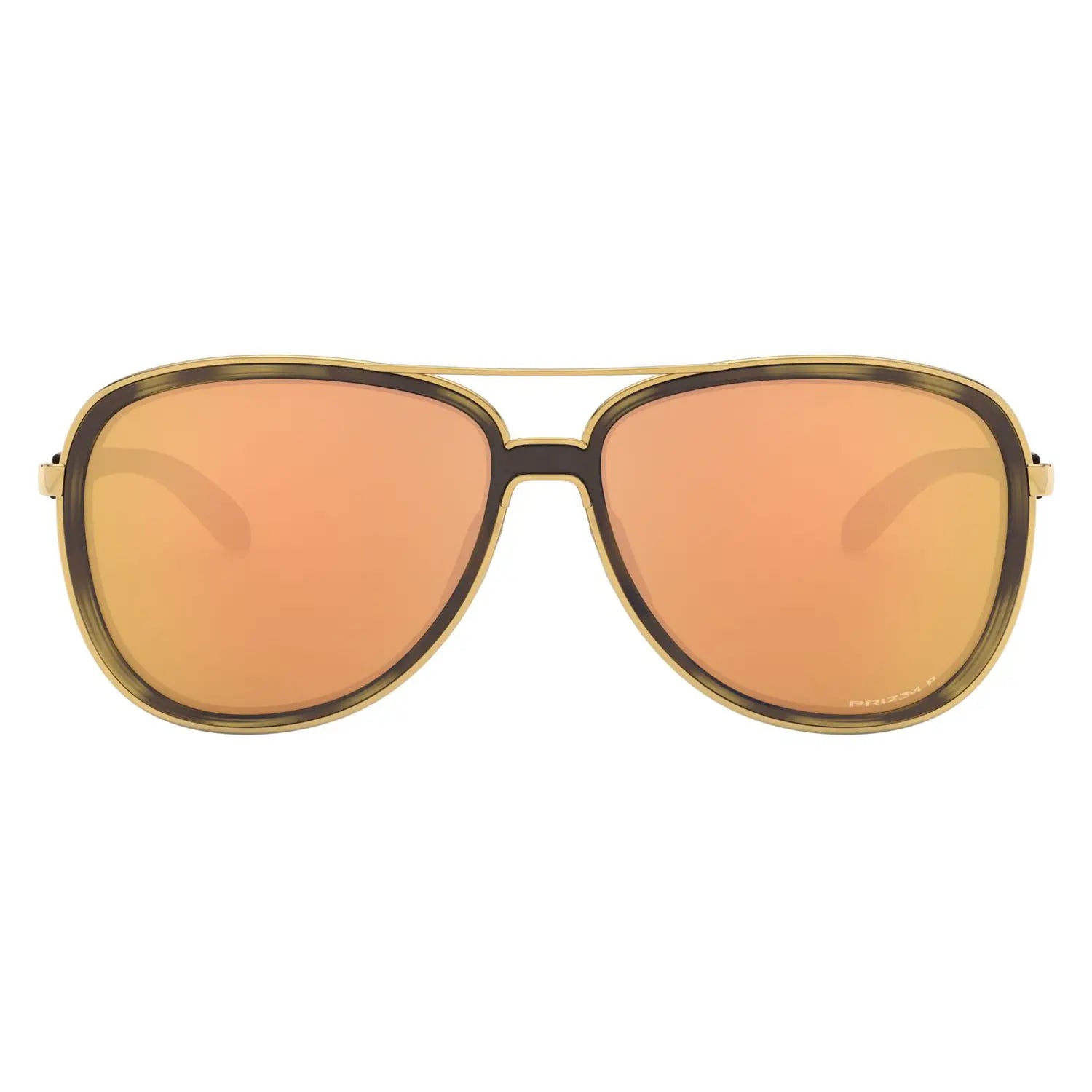 Oakley Split Time Sunglasses Brown Tortoise / Gold / Rose Gold Polarized - FREE UK Shipping, FREE 365 Day Returns | Moto Central