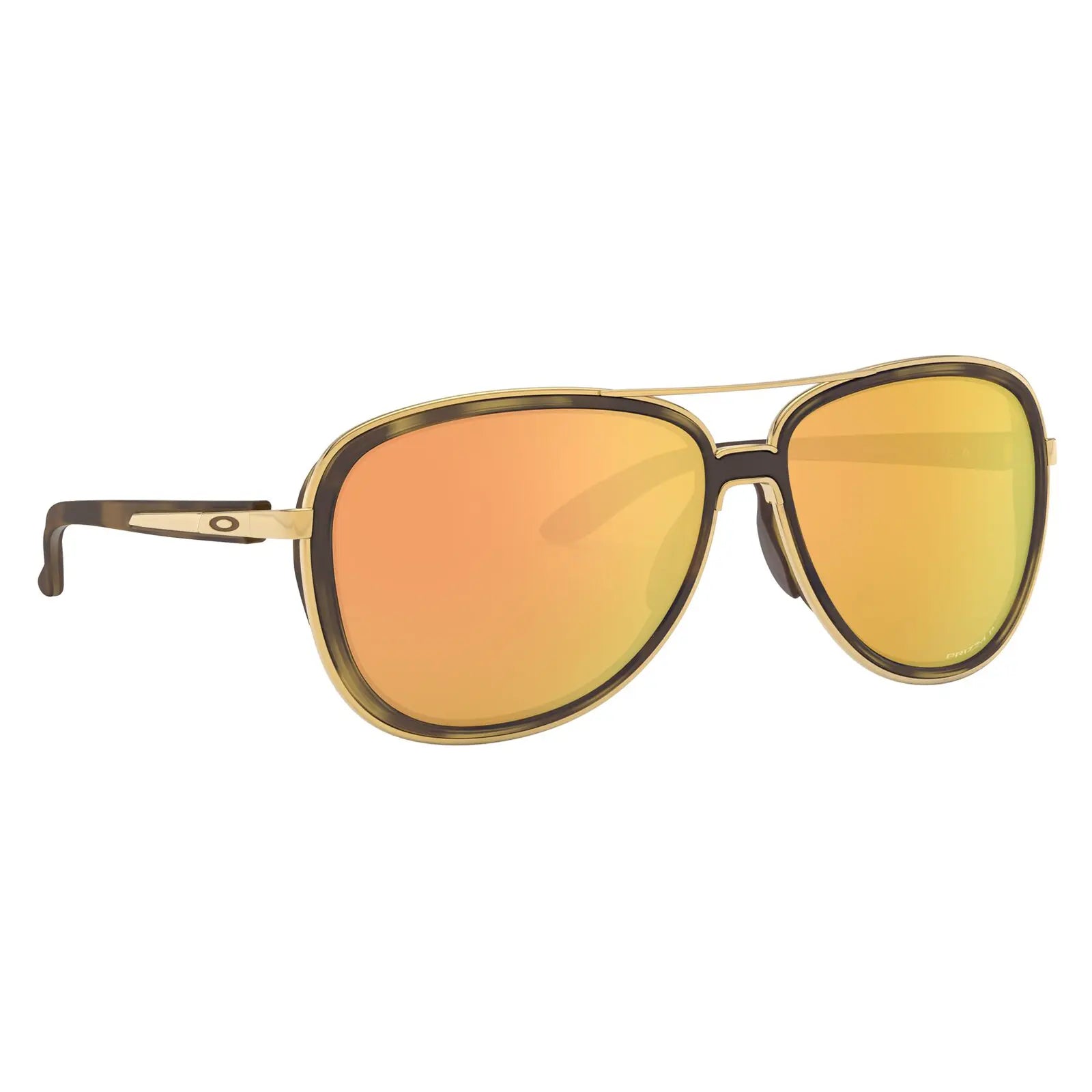 Oakley Split Time Sunglasses Brown Tortoise / Gold / Rose Gold Polarized - FREE UK Shipping, FREE 365 Day Returns | Moto Central