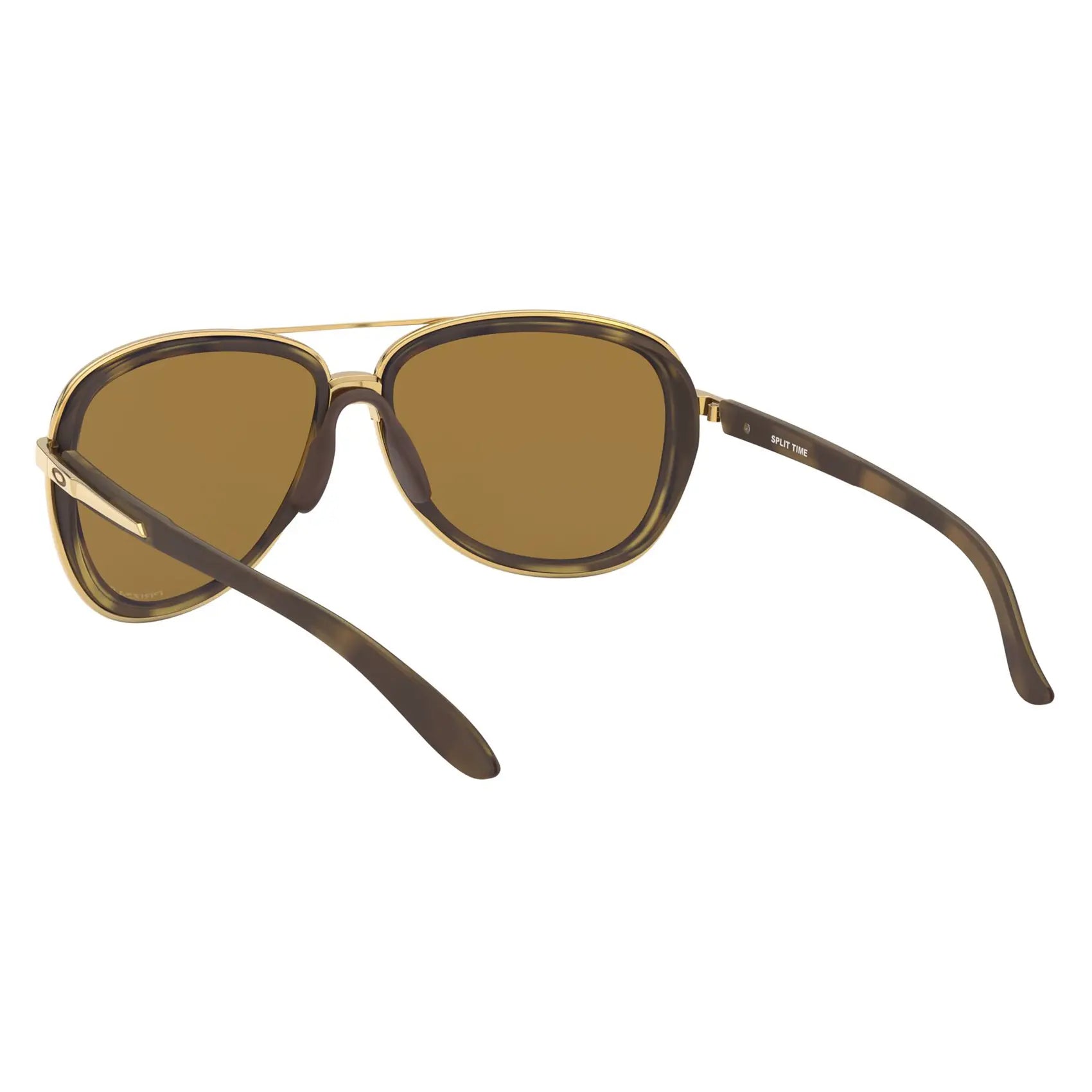 Oakley Split Time Sunglasses Brown Tortoise / Gold / Rose Gold Polarized - FREE UK Shipping, FREE 365 Day Returns | Moto Central