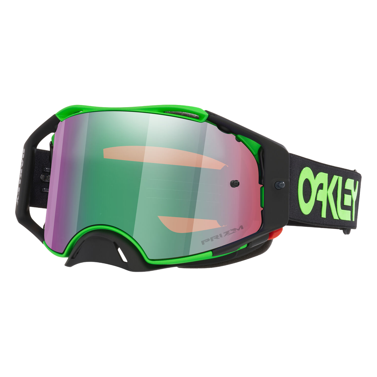 Oakley Airbrake MX Goggles Moto Green / Jade Prizm - FREE UK Shipping, FREE 365 Day Returns | Moto Central
