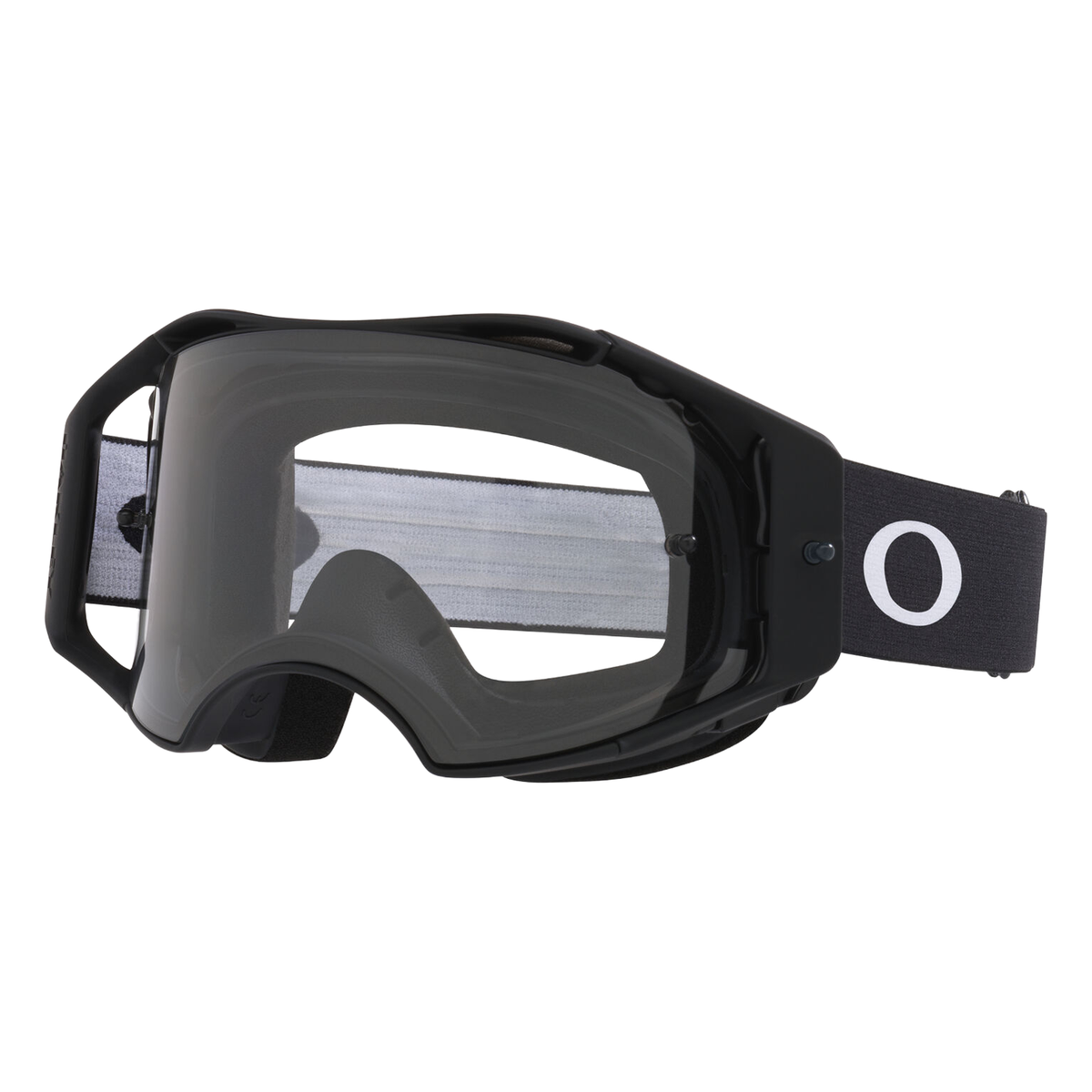 Oakley Airbrake Lite Goggles Matt Black / Clear - FREE UK Shipping, FREE 365 Day Returns | Moto Central