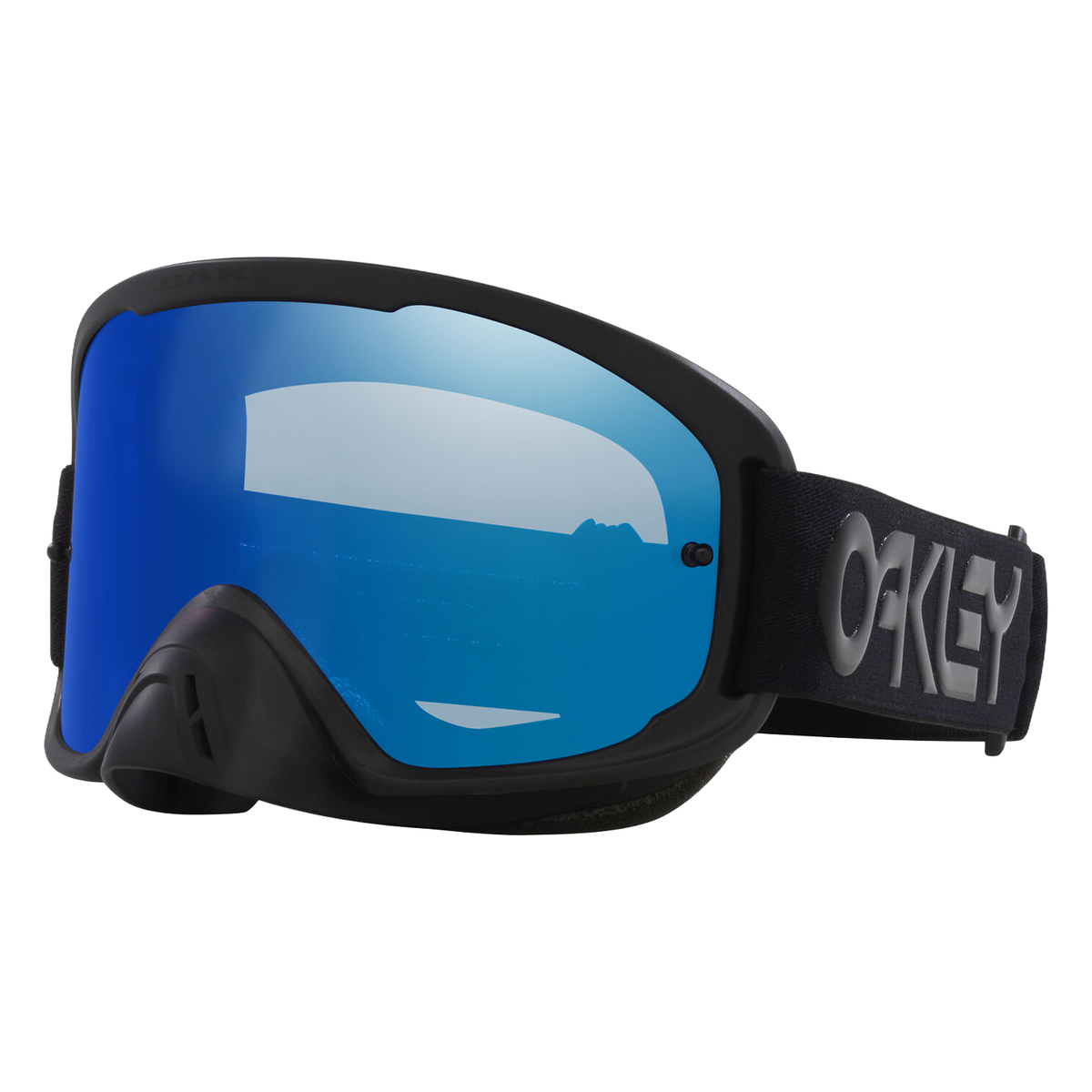 Oakley O Frame 2.0 Pro B1B Blackout MX Goggles Black Ice Iridium - FREE UK Shipping, FREE 365 Day Returns | Moto Central