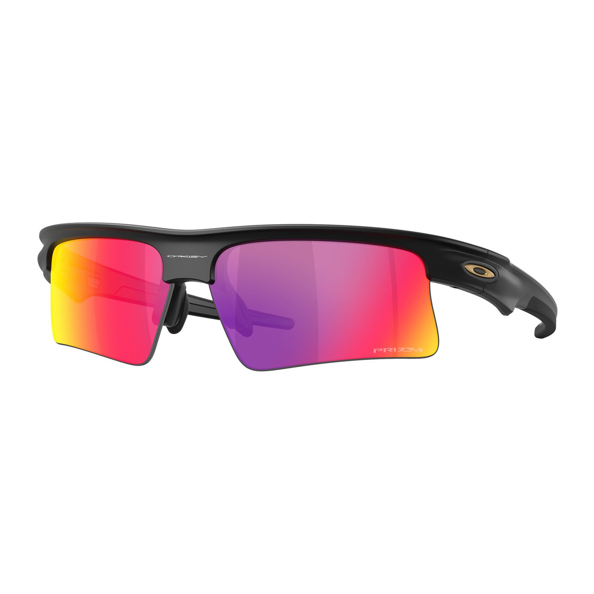Oakley BiSphaera Speed Sunglasses Matt Black / Prizm Road - FREE UK Shipping, FREE 365 Day Returns | Moto Central