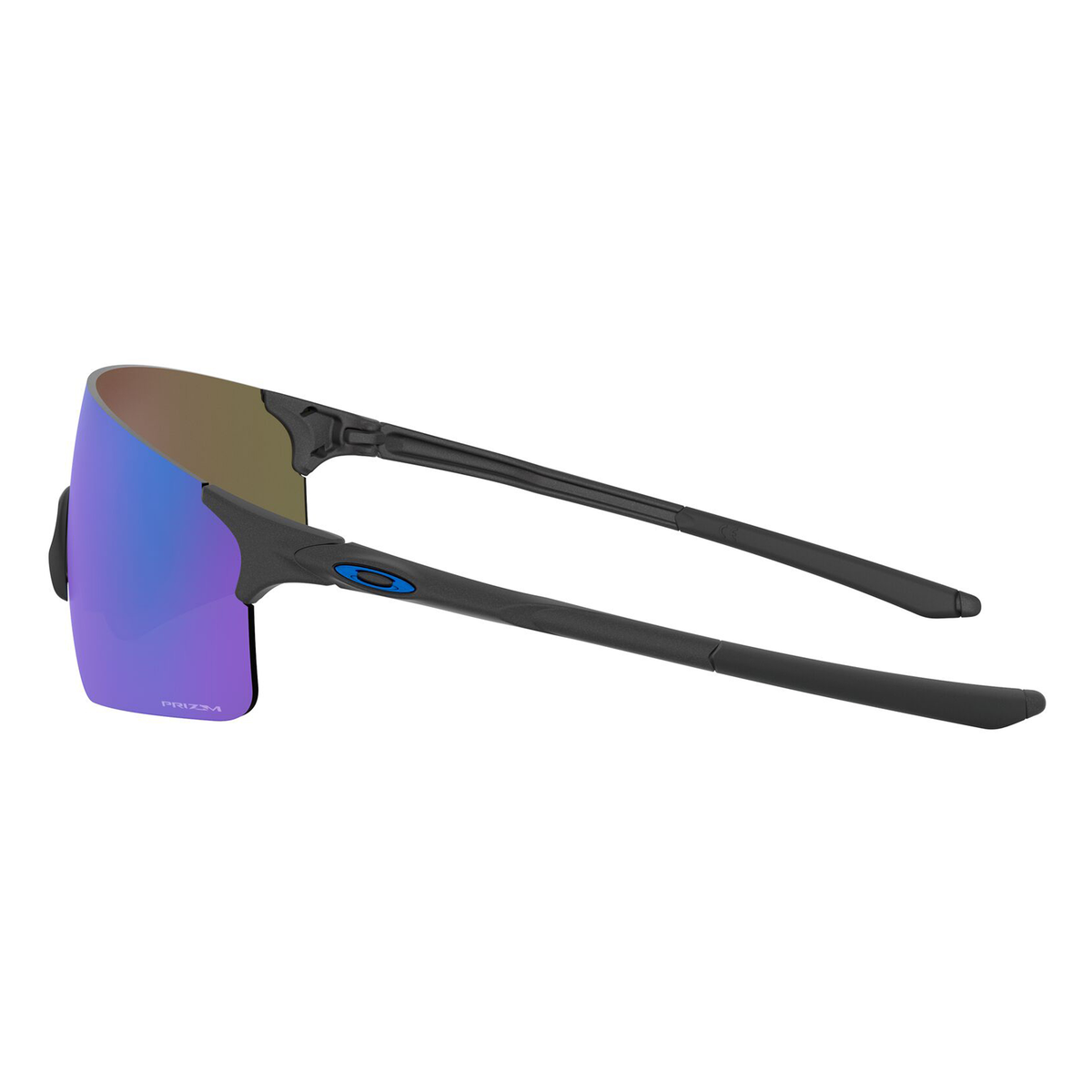 Oakley EVZero Blades Sunglasses Steel / Prizm Sapphire - FREE UK Shipping, FREE 365 Day Returns | Moto Central