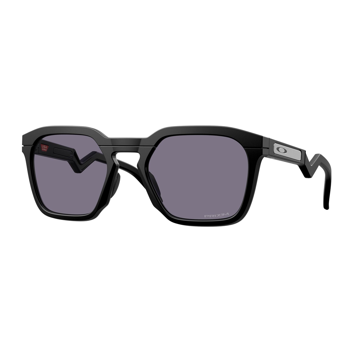 Oakley HSTN SQ Sunglasses Matt Black / Prizm Grey Lens - FREE UK Shipping, FREE 365 Day Returns | Moto Central